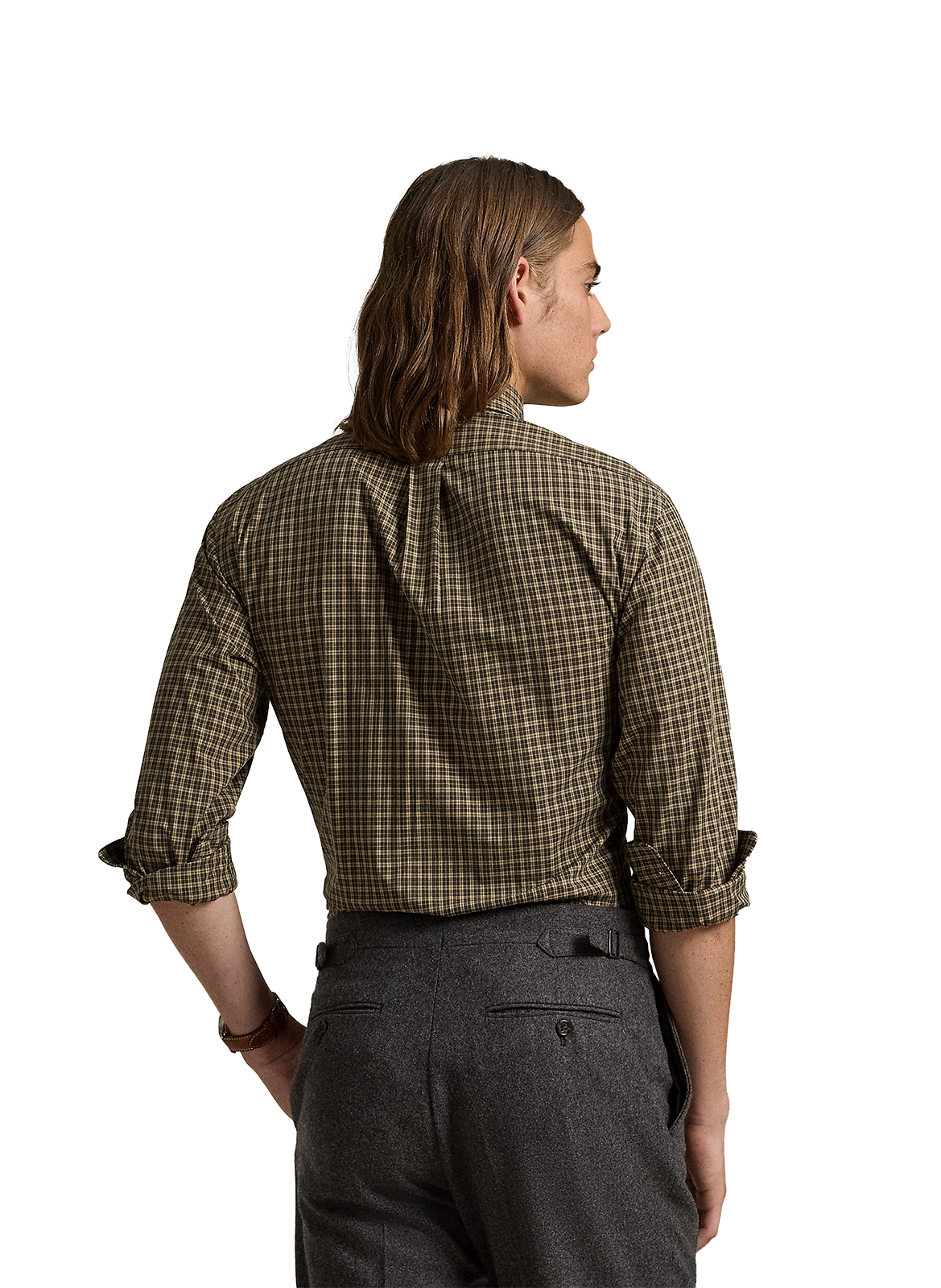 Chemise à carreaux en coton  POLO RALPH LAUREN Marron