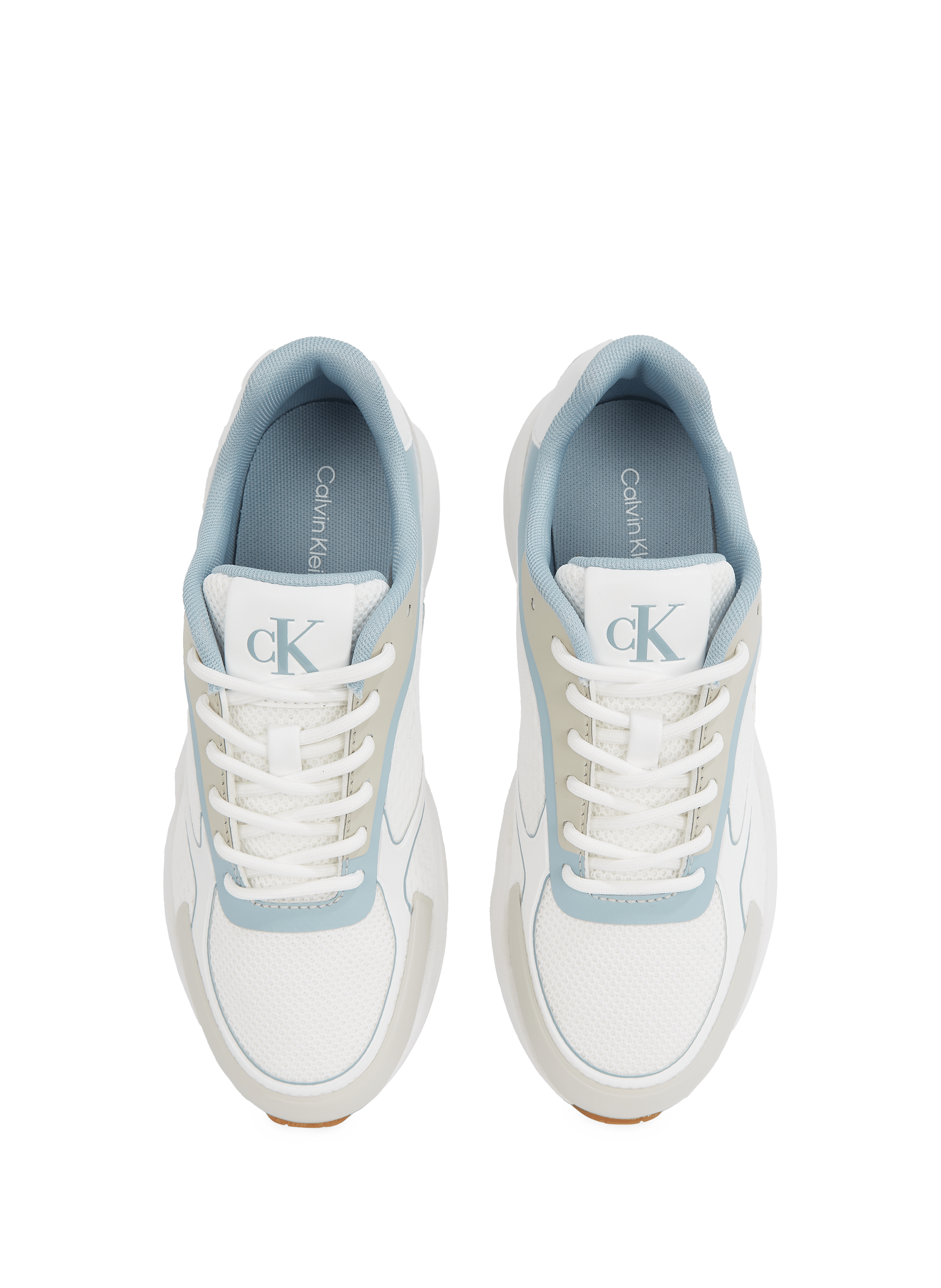 Baskets bi-matière CALVIN KLEIN Blanc