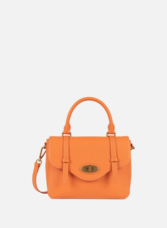 Cartable - donna kyla Orange by LANCASTER LANCASTER Cartable - donna kyla Orange