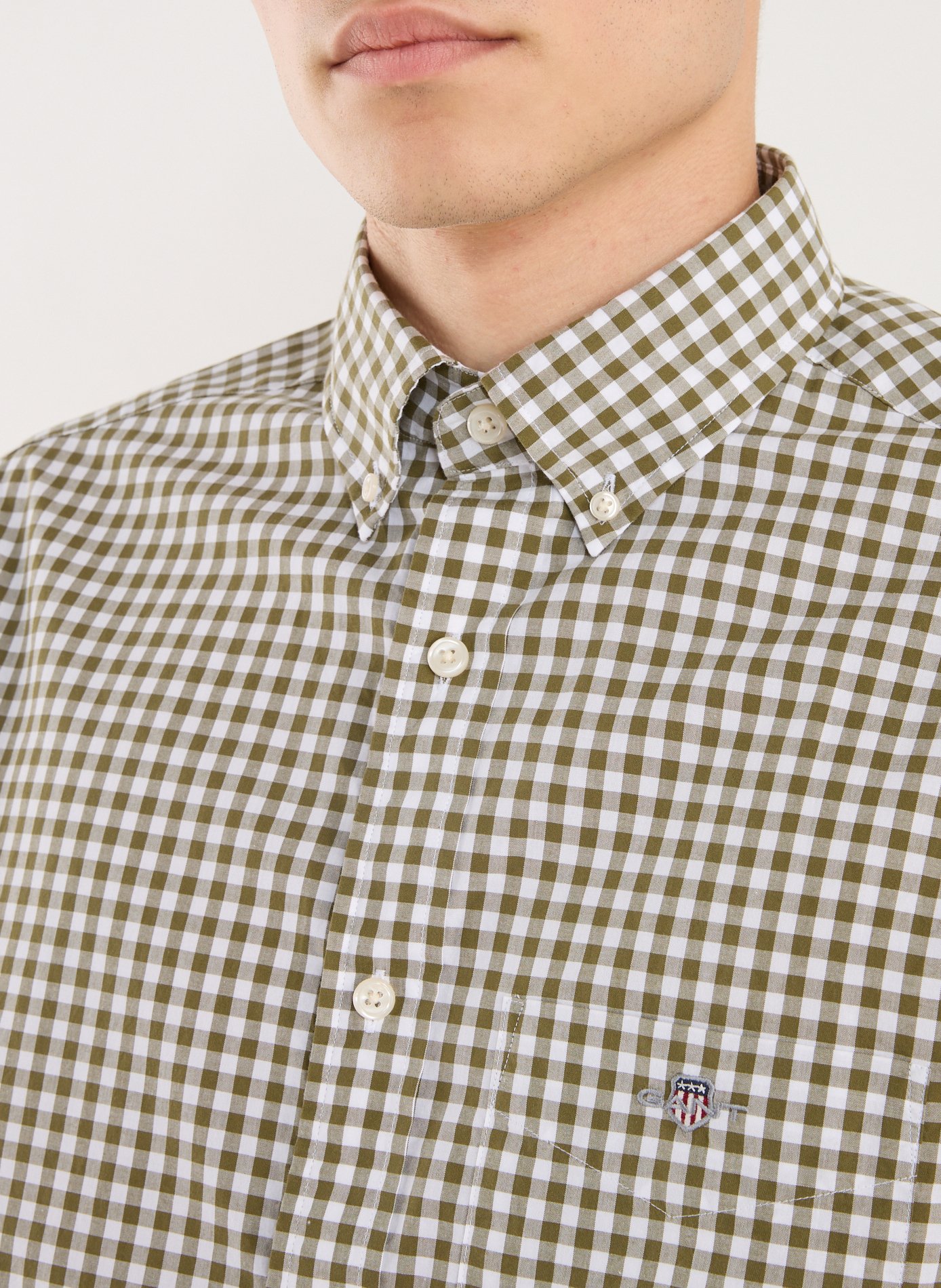  Cotton shirt GANT Green