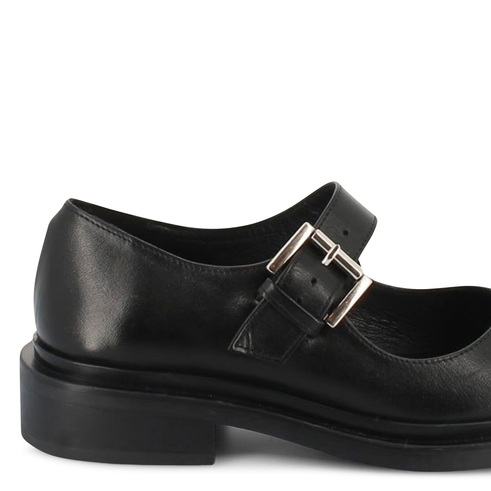 Babies en cuir mathou JONAK Noir