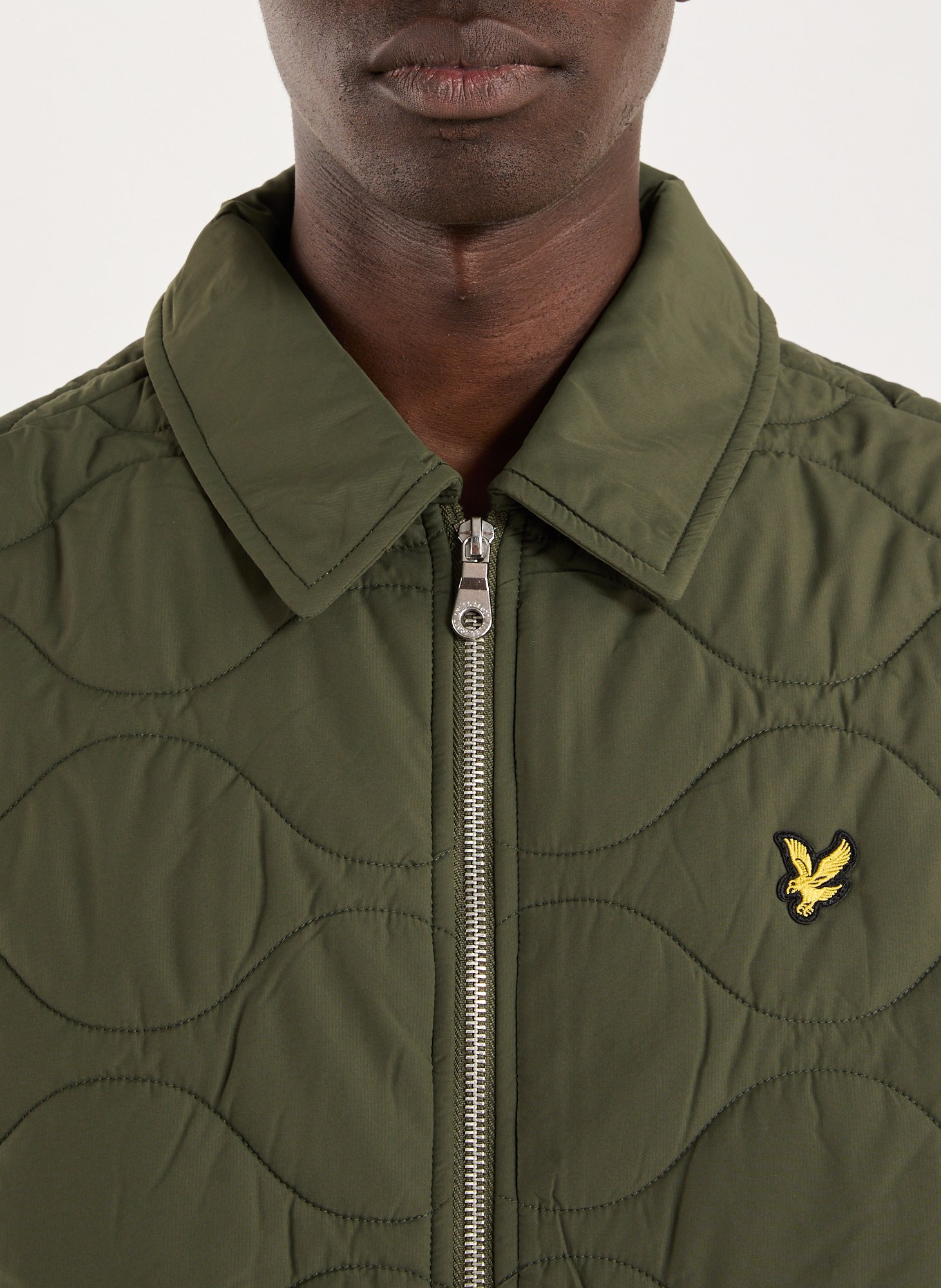 Straight jacket with classic collar LYLE & SCOTT Grey