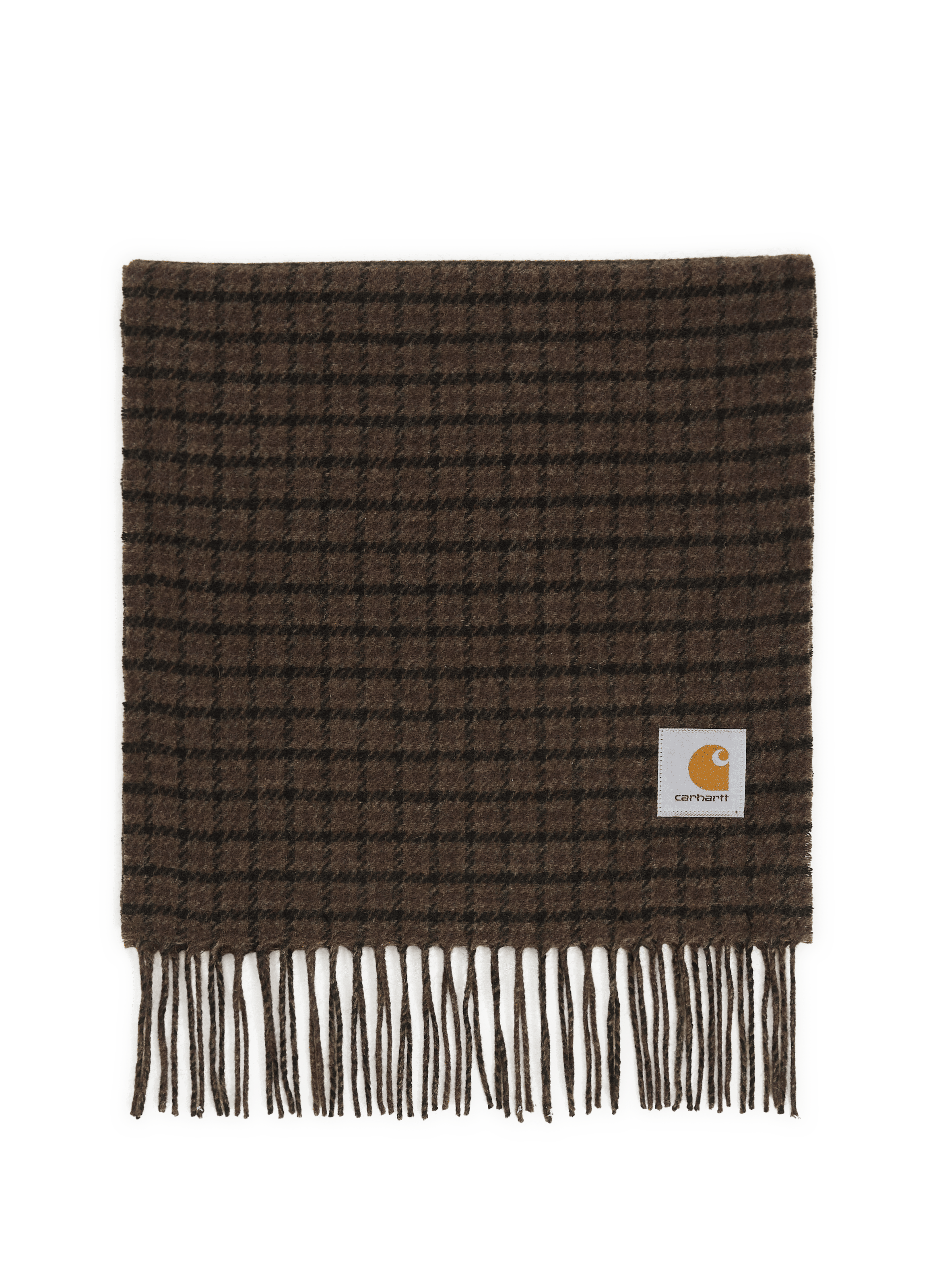CARHARTT WIP Wool-blend scarf Brown