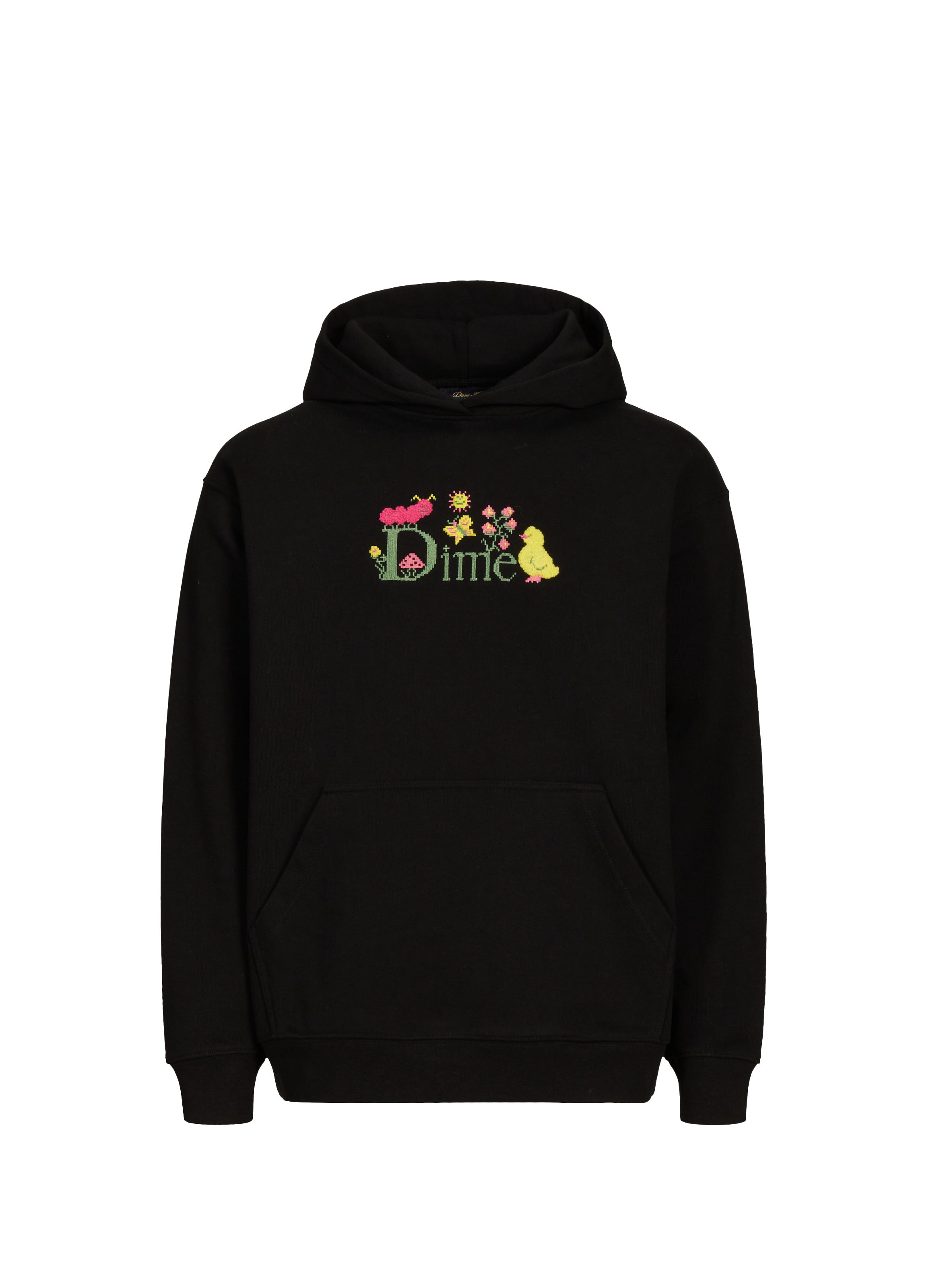 Hoodie en coton mélangé DIME Noir