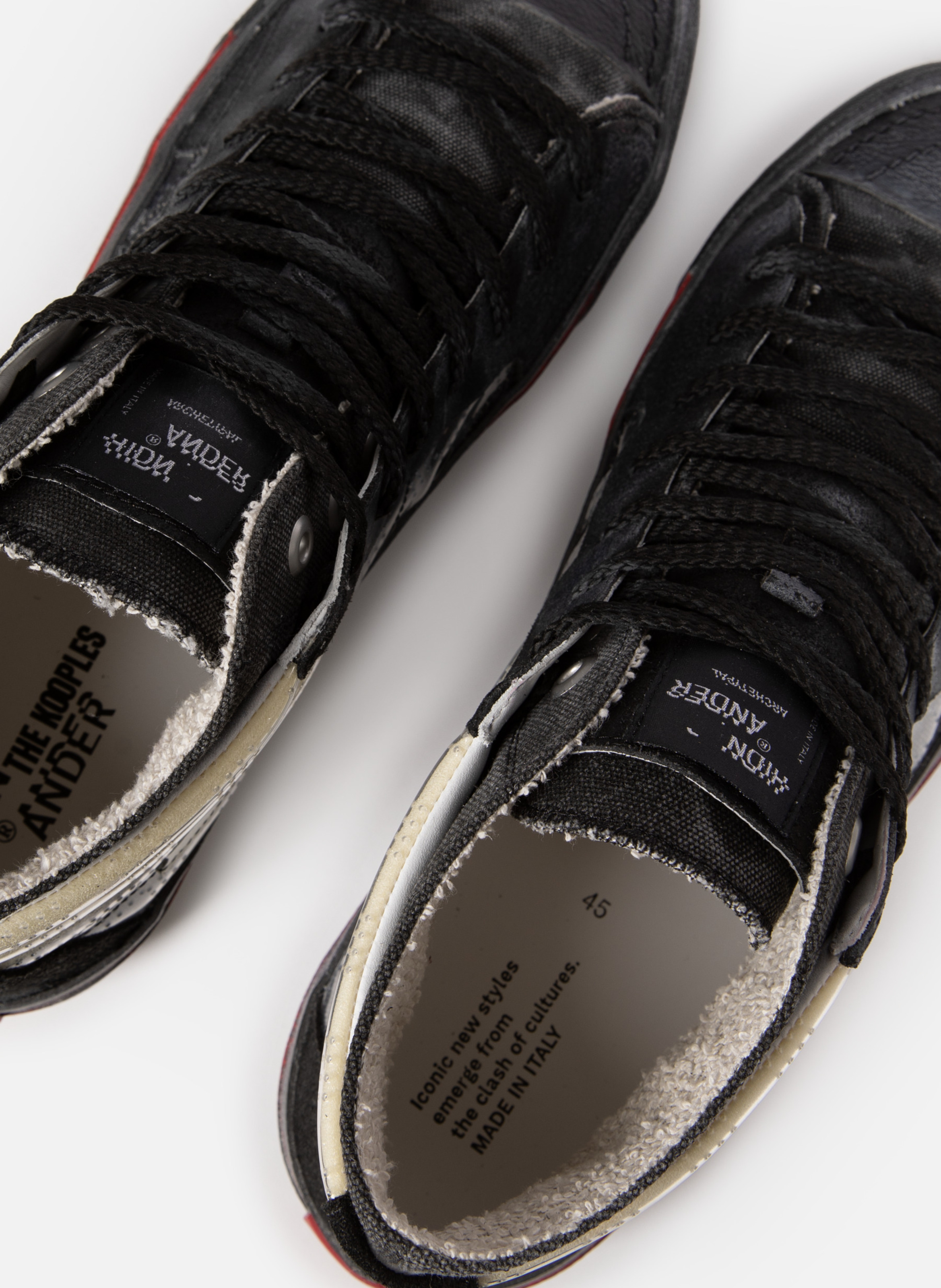 Sneakers montantes the kooples x hidn-ander THE KOOPLES Noir