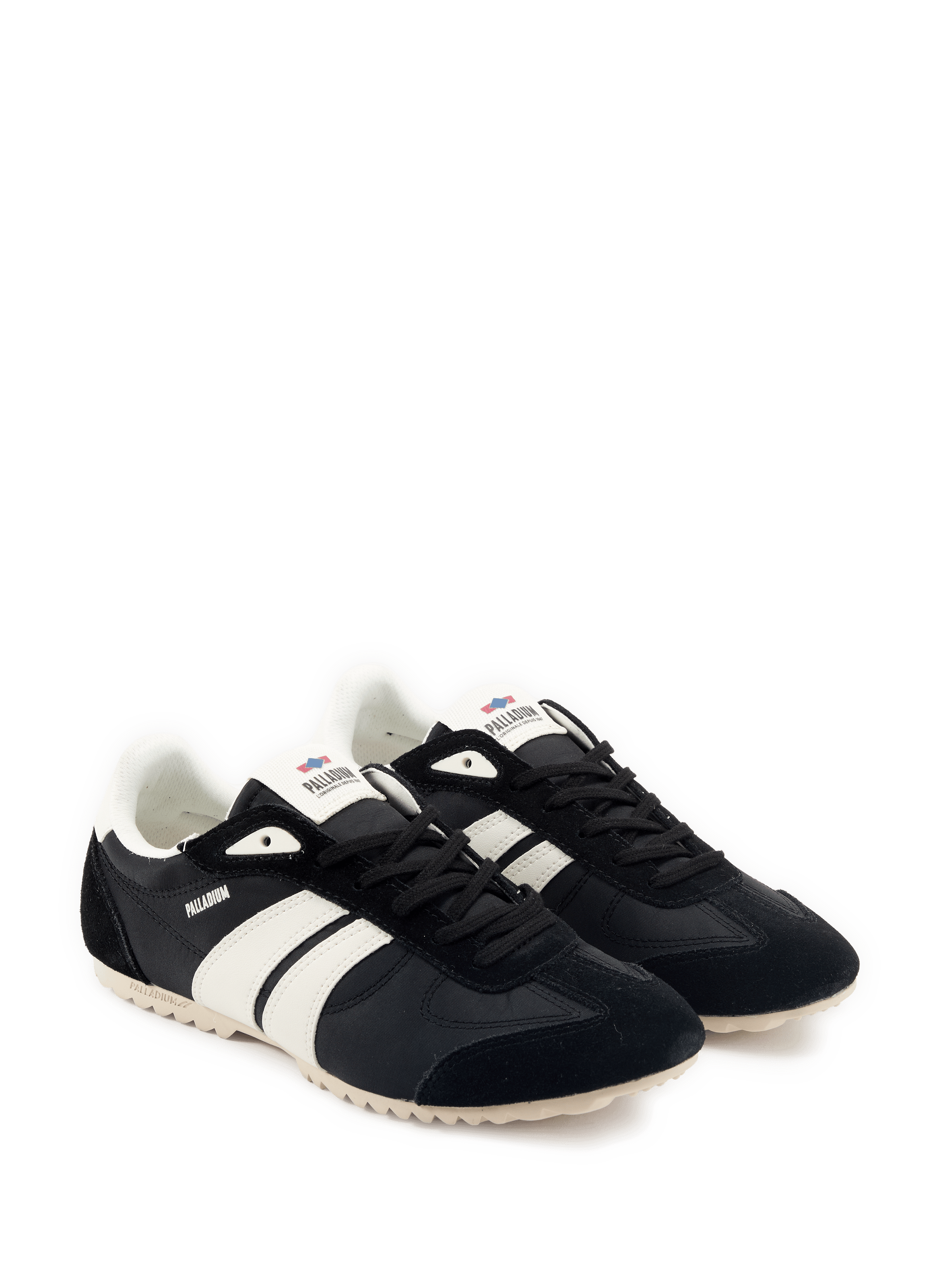 Striped Pallaracer Low-Top Sneakers PALLADIUM Black