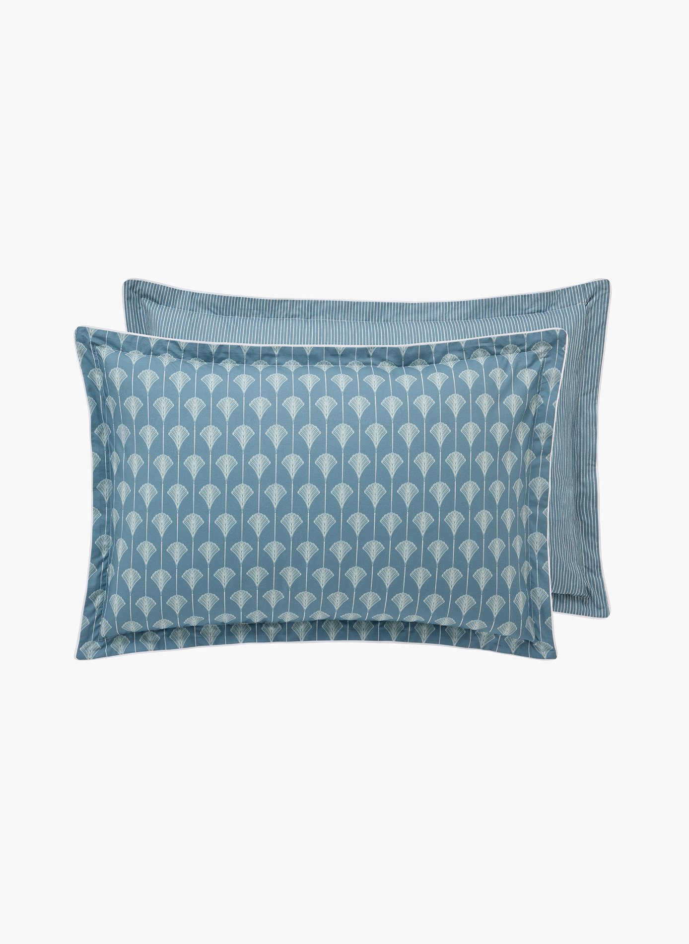 Taie d'oreiller aristo ANNE DE SOLENE Bleu