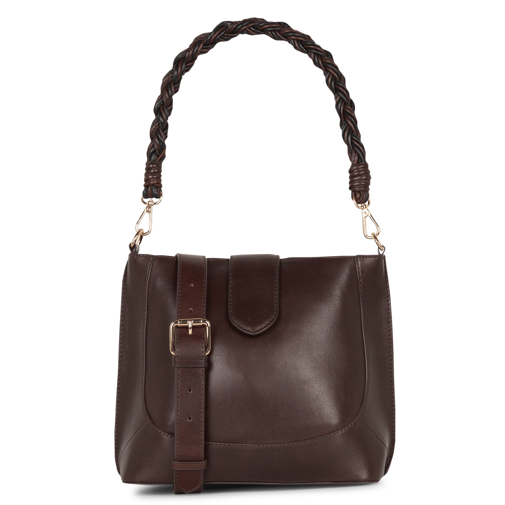 Sac à main en cuir marcel MAISON 123 Marron