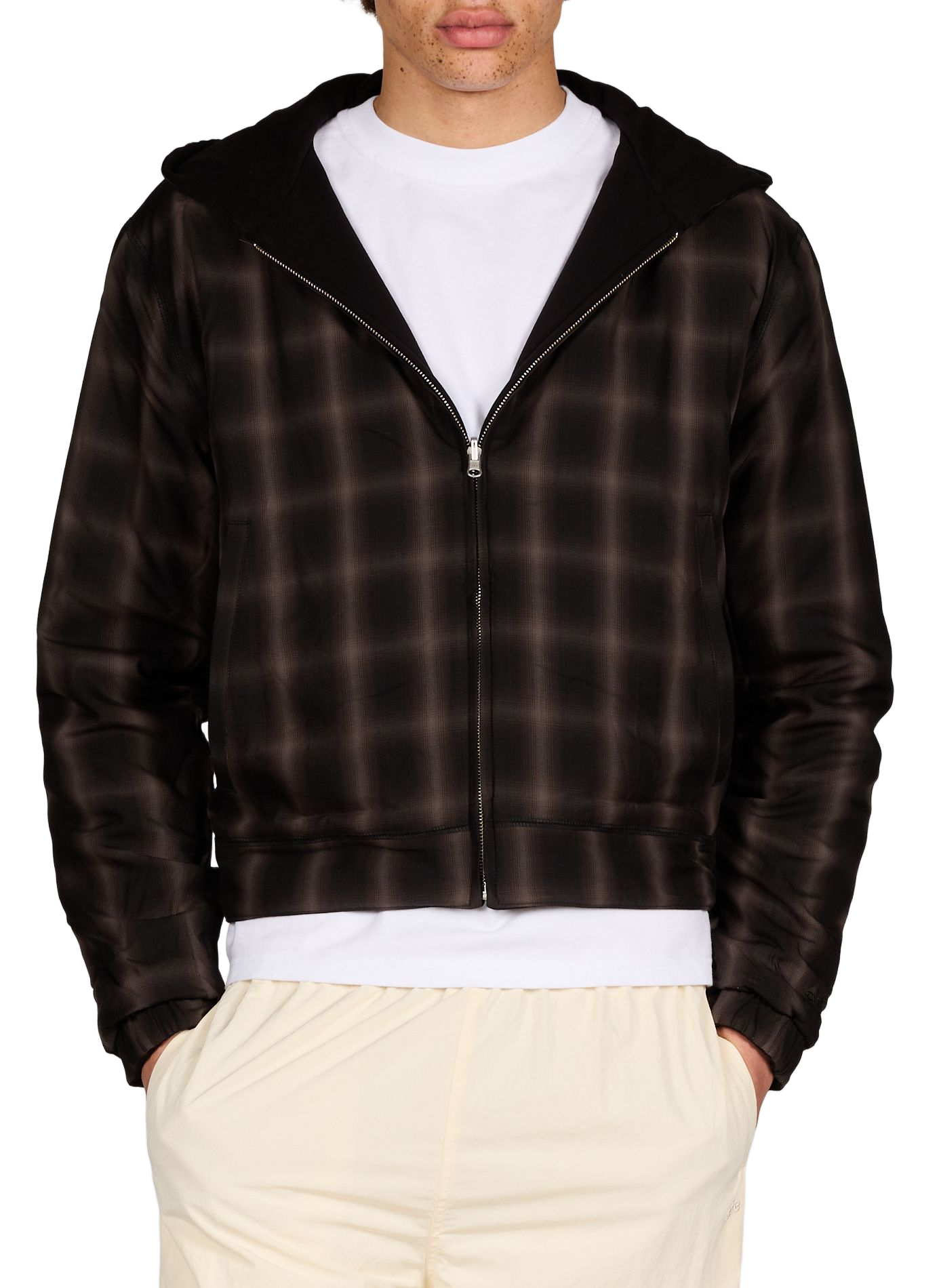 Felpa a quadri reversibile ARTE ANTWERP Nero