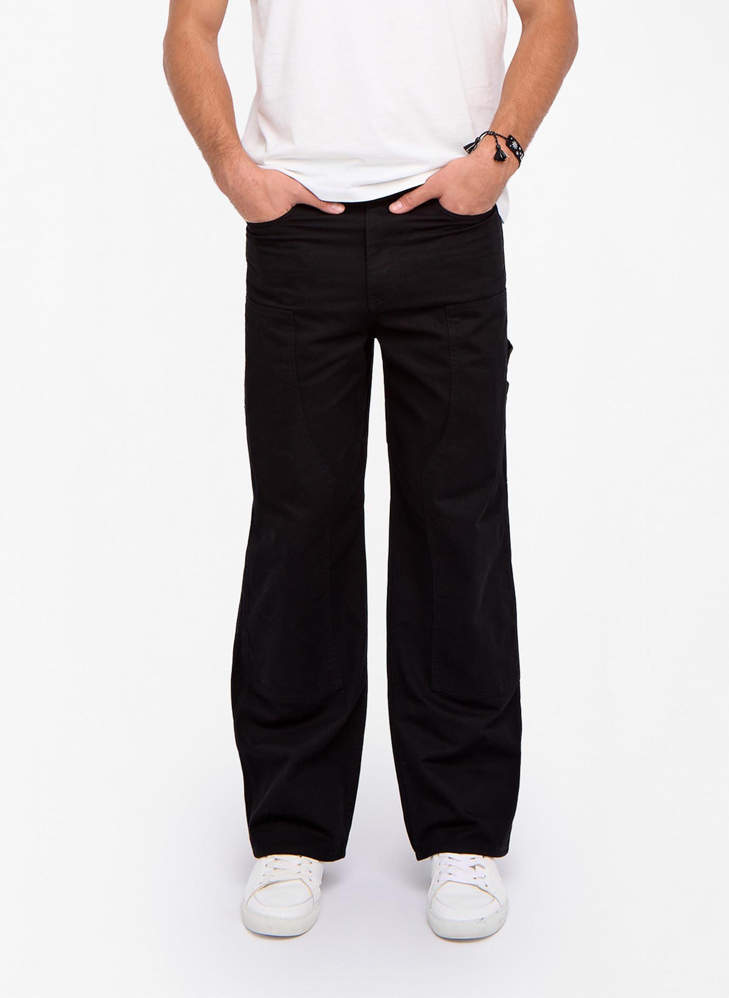 Pantalon large en coton pery ZADIG&VOLTAIRE Noir