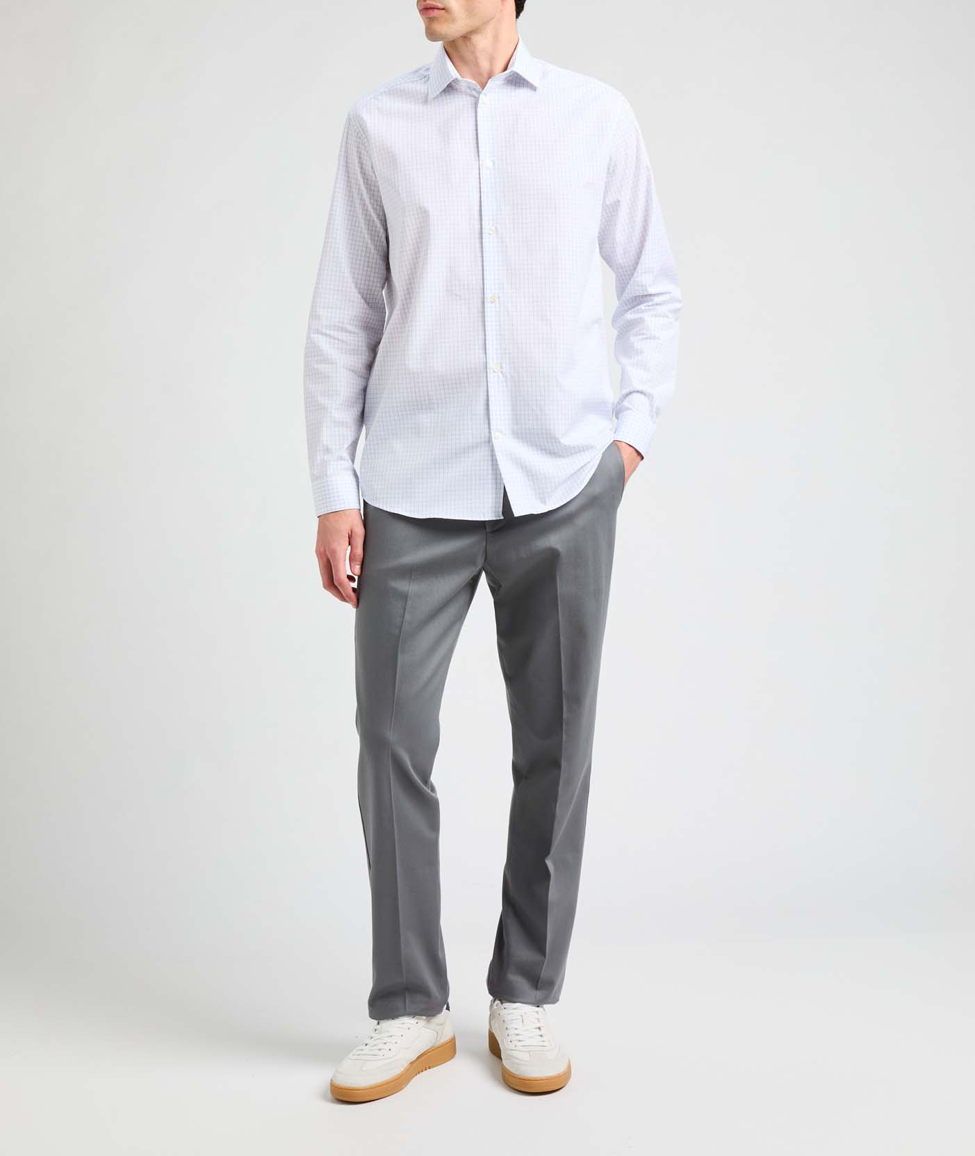 Fezeus checkered shirt AU PRINTEMPS PARIS Blue