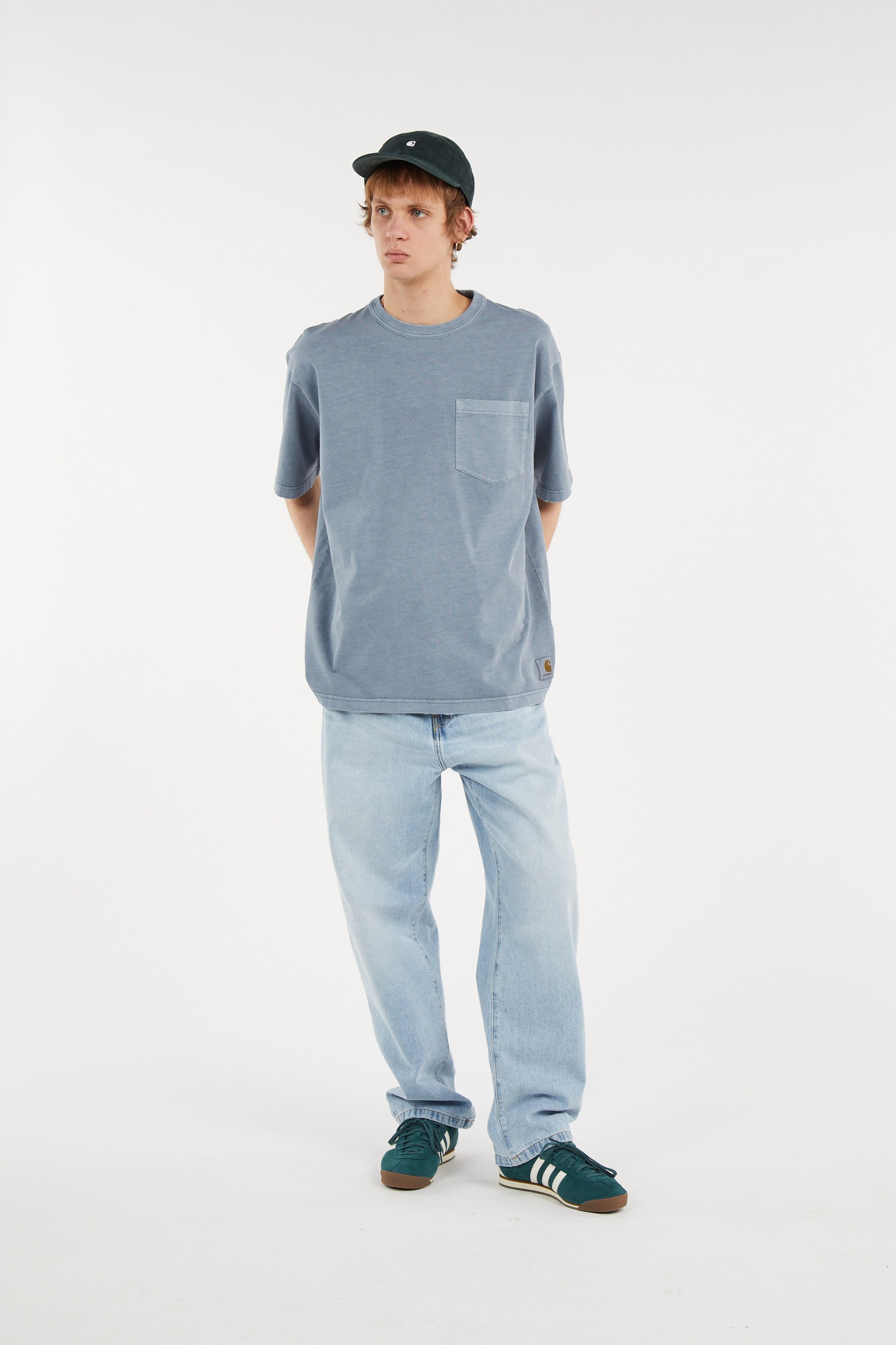 T-shirt s/s torion pocket t-shirt CARHARTT WIP Bleu