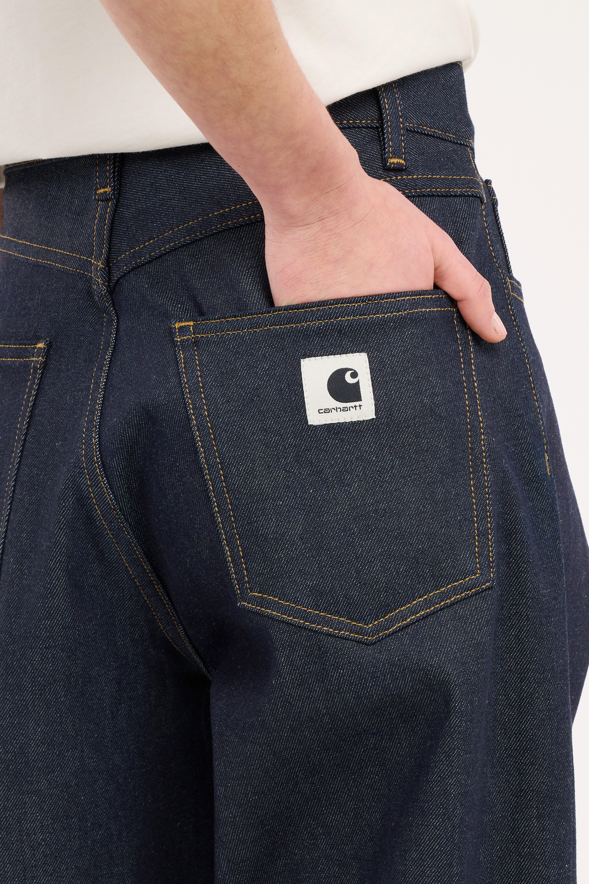 Jean ample w' brandon pant CARHARTT WIP Bleu