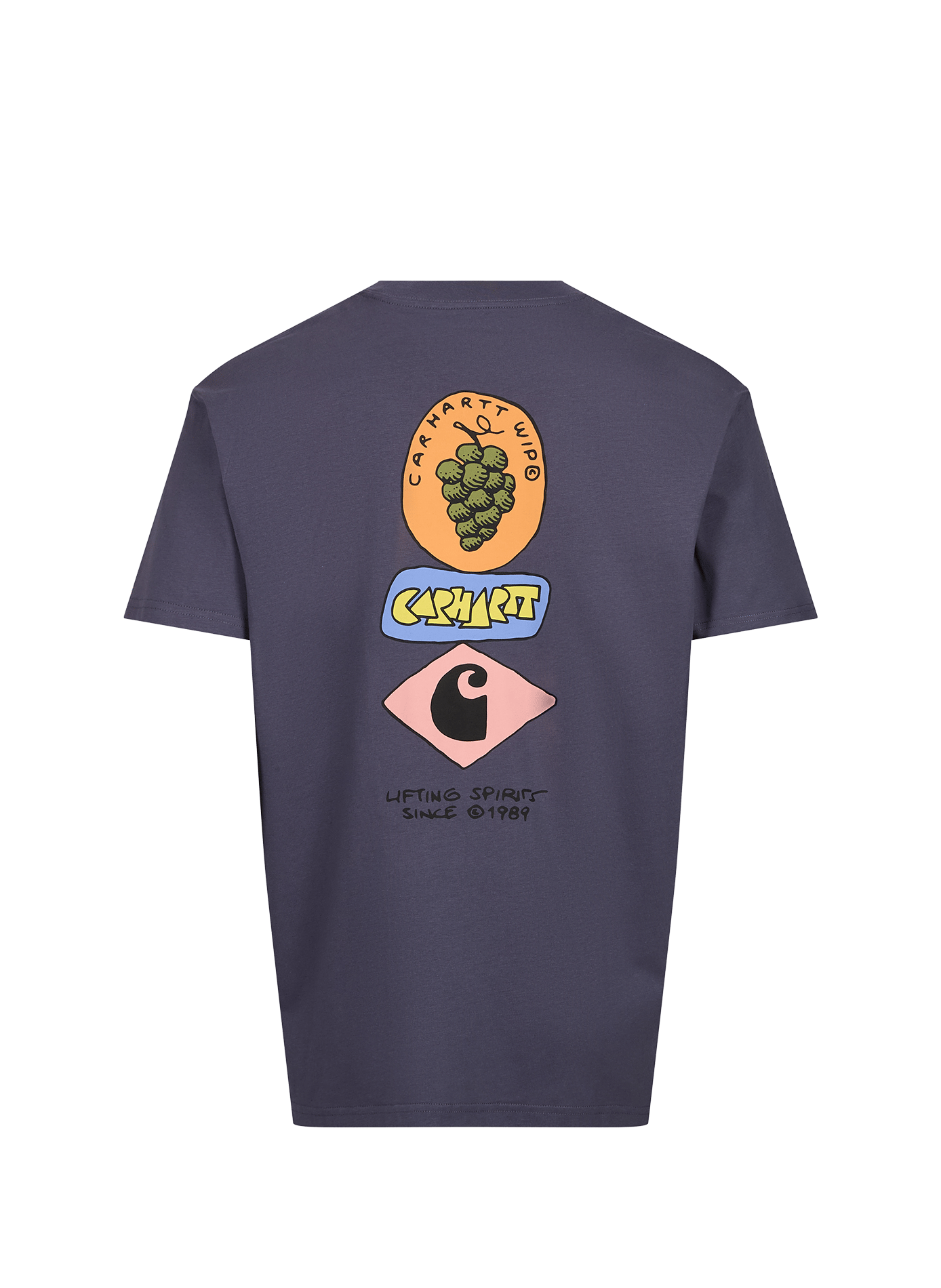 T-shirt S/S Stacked Grapes in cotton CARHARTT WIP Purple