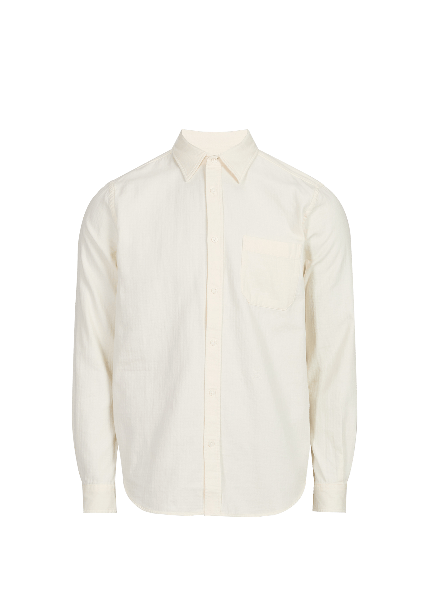 Straight classic collar shirt in cotton CLOSED Beige