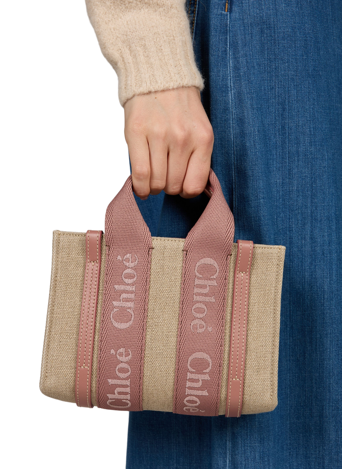 Bolso de mano Woody CHLOÉ Multicolor