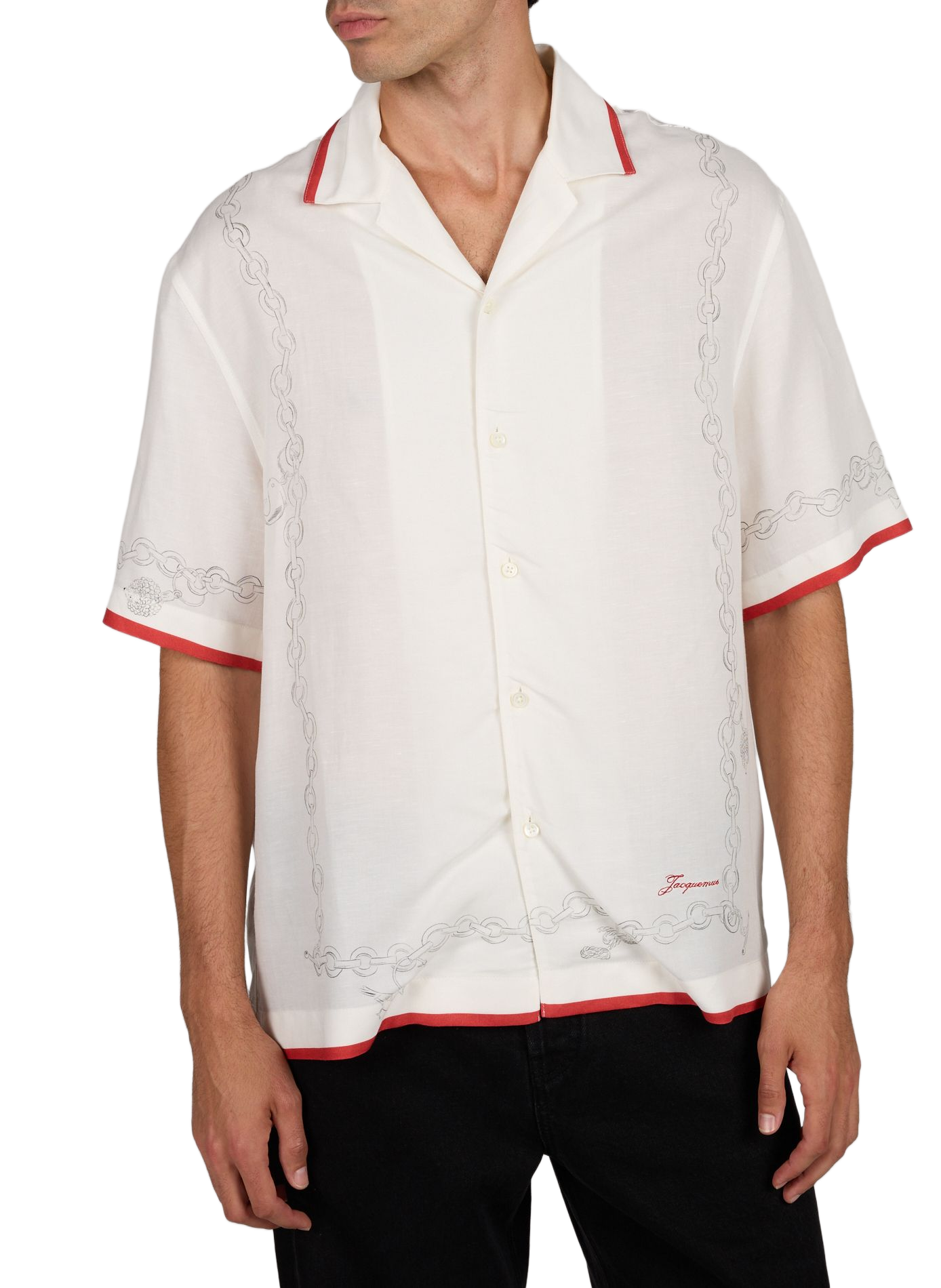 Het Cocktail katoenen overhemd JACQUEMUS Beige