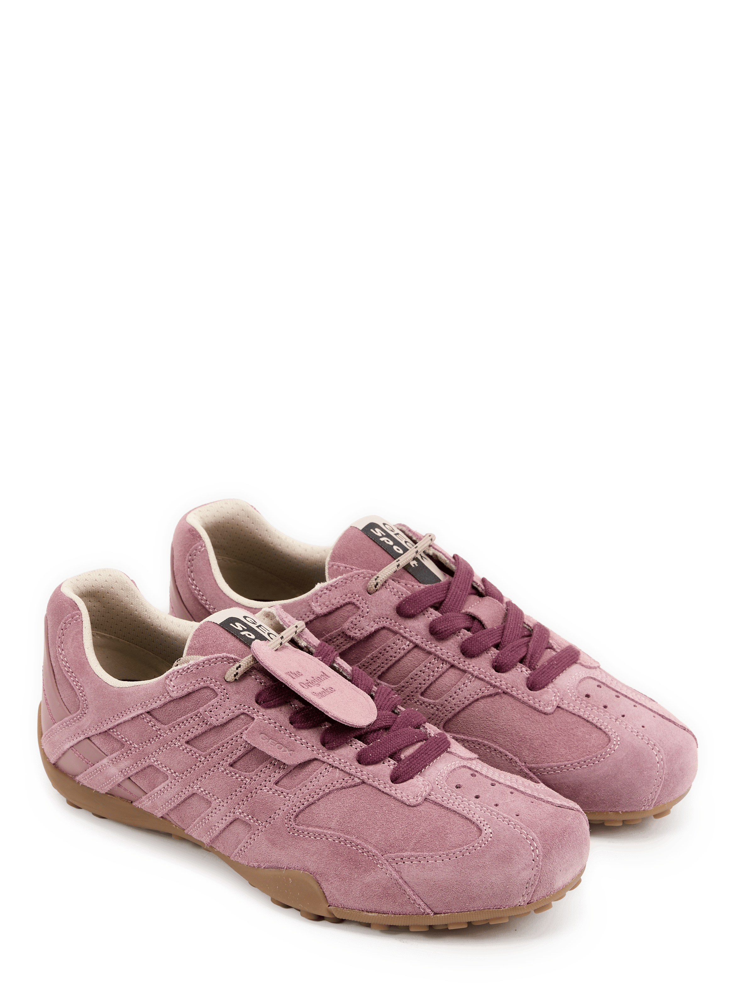 Sneaker SNAKE WOMAN aus gemischtem Leder GEOX Rosa