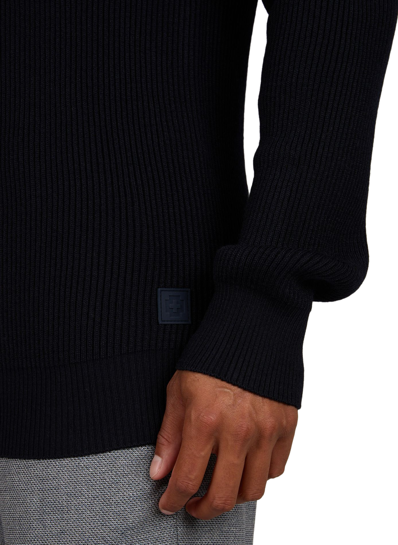 Ribbed wool-blend jumper STRELLSON Blue