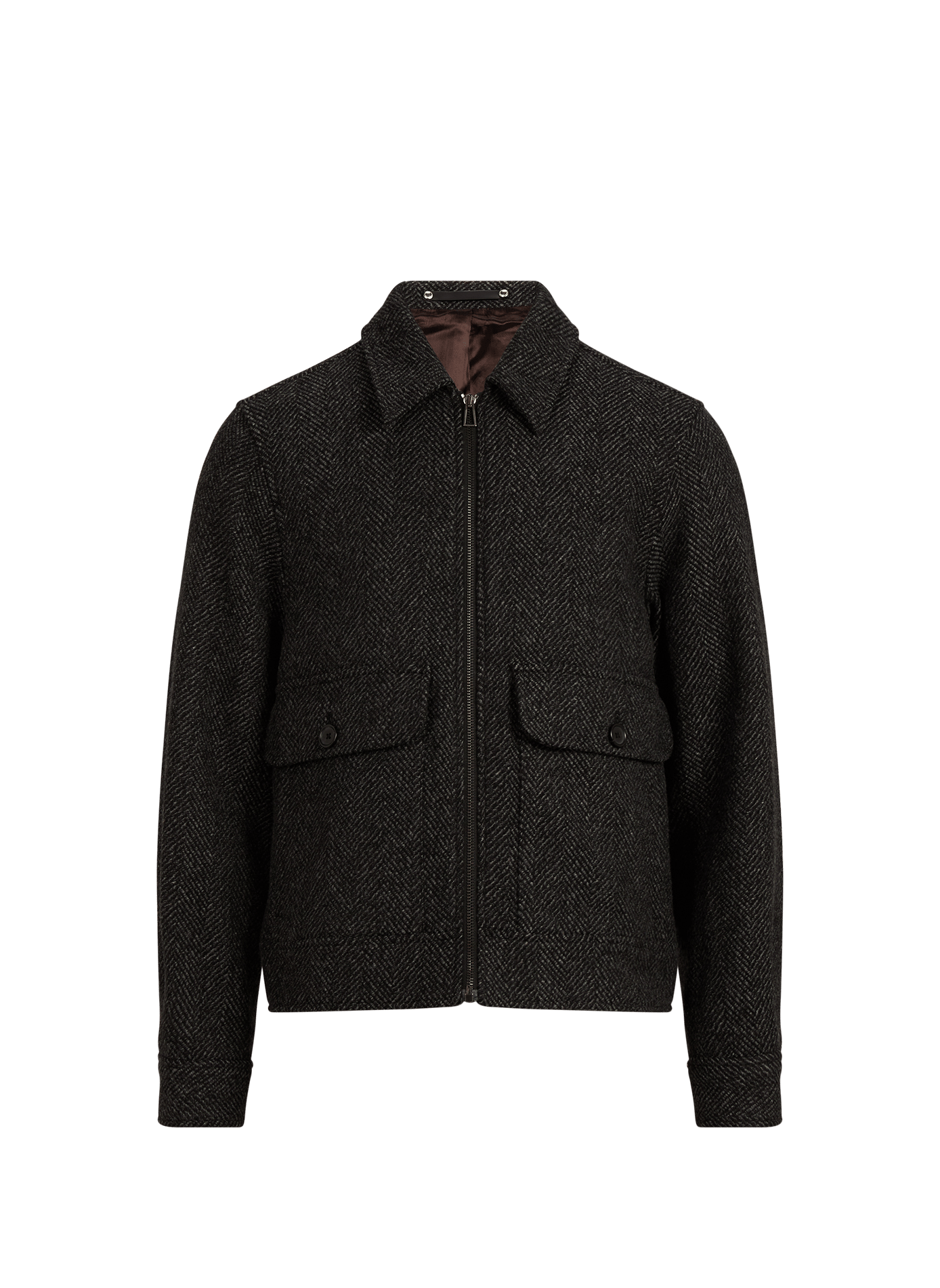 Jacket with classic collar in mixed wool PAUL SMITH Black