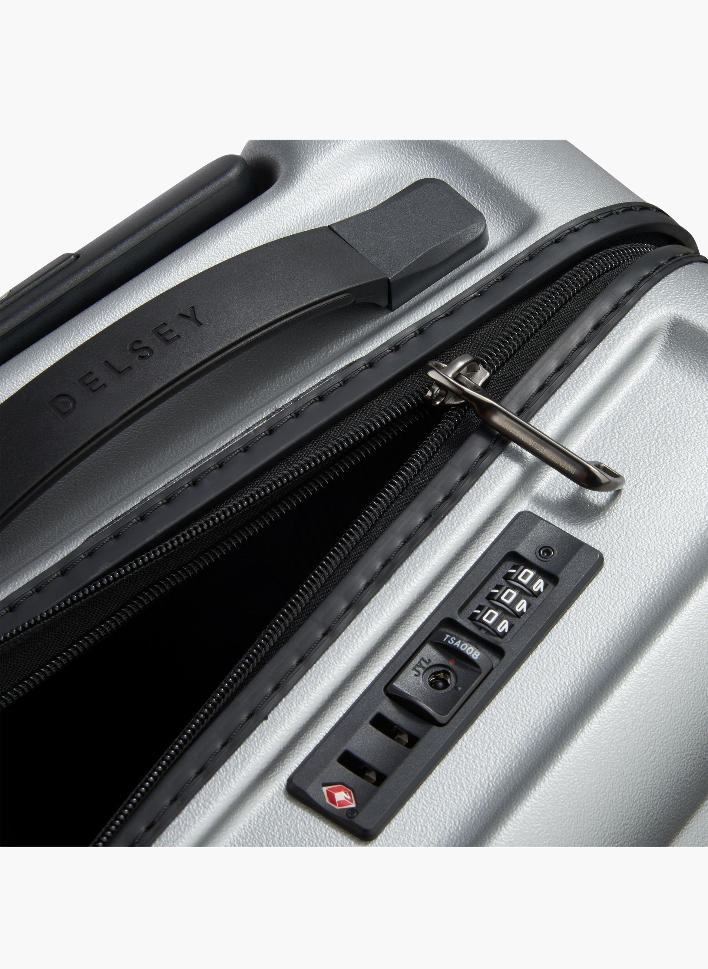 Valise cabine rigide taille s - turenne 2.0 DELSEY PARIS Argent