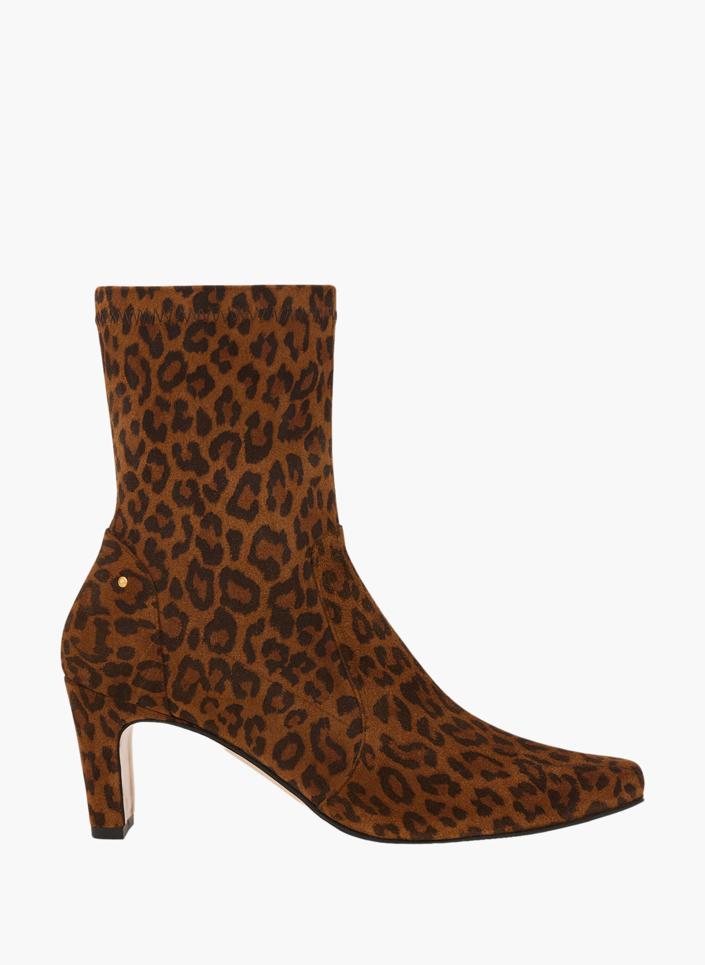 Bottines souples léopard VANESSA BRUNO Marron