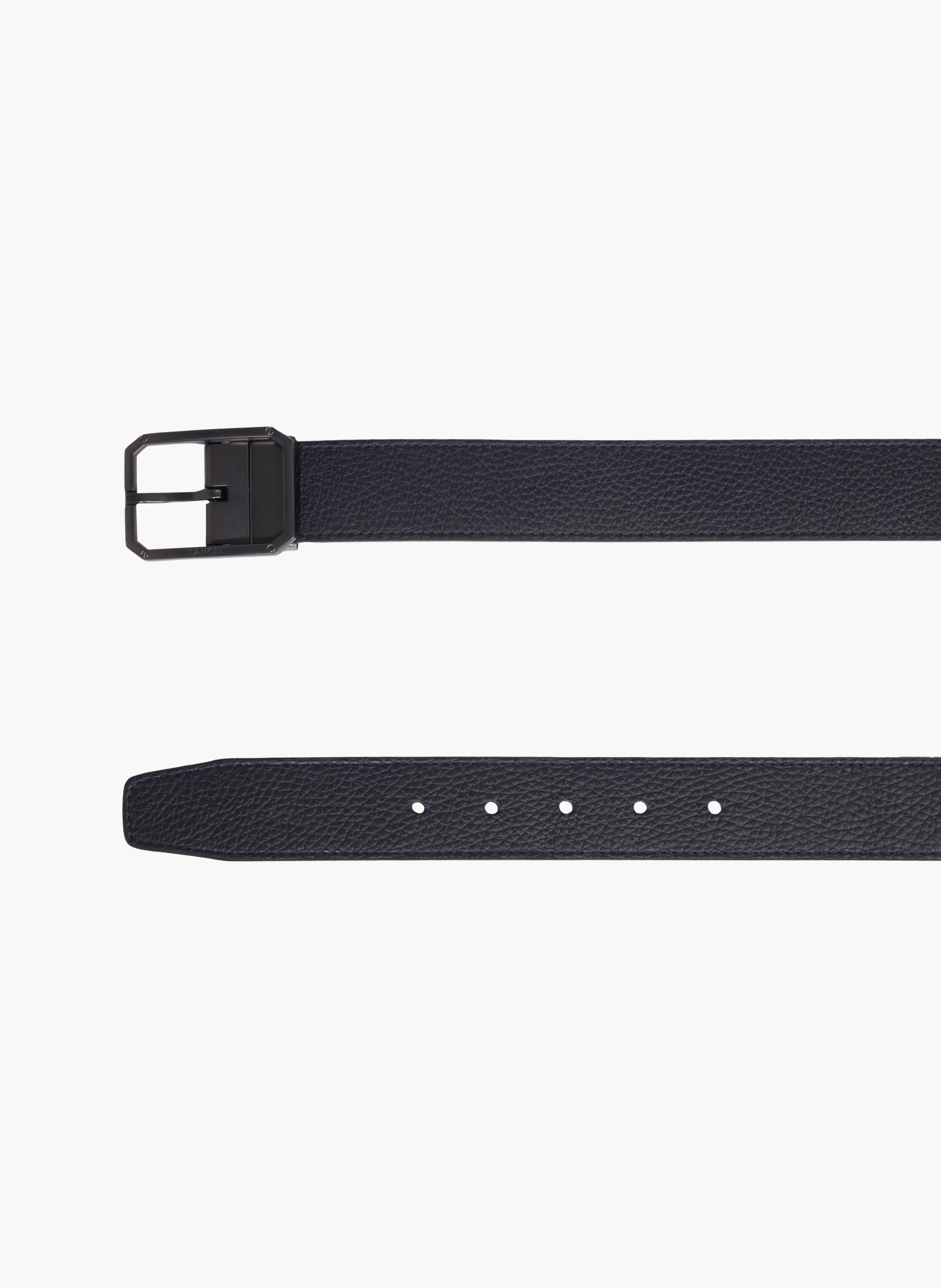 30mm omkeerbare Gabriel leren riem LANCEL Blauw