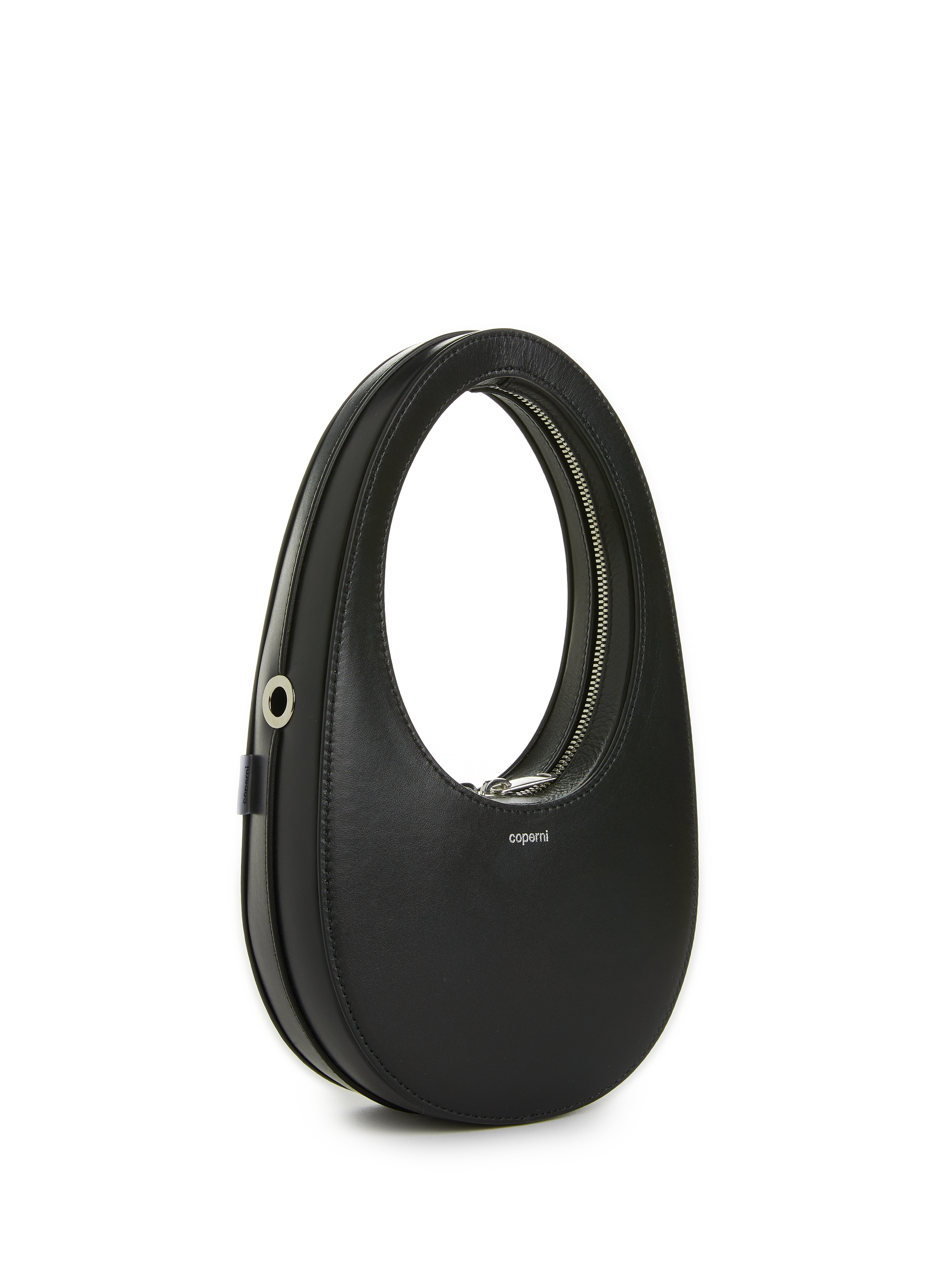 Mini Swipe handbag with leather shoulder strap COPERNI Black