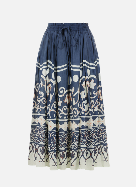 Long printed cotton skirt MulticolorPOLO RALPH LAUREN 