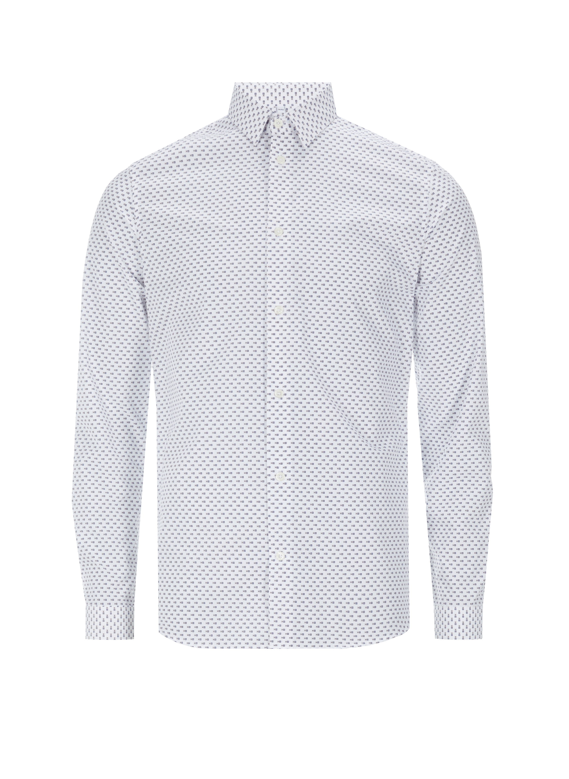 Chemise à motif en coton AU PRINTEMPS PARIS Bleu