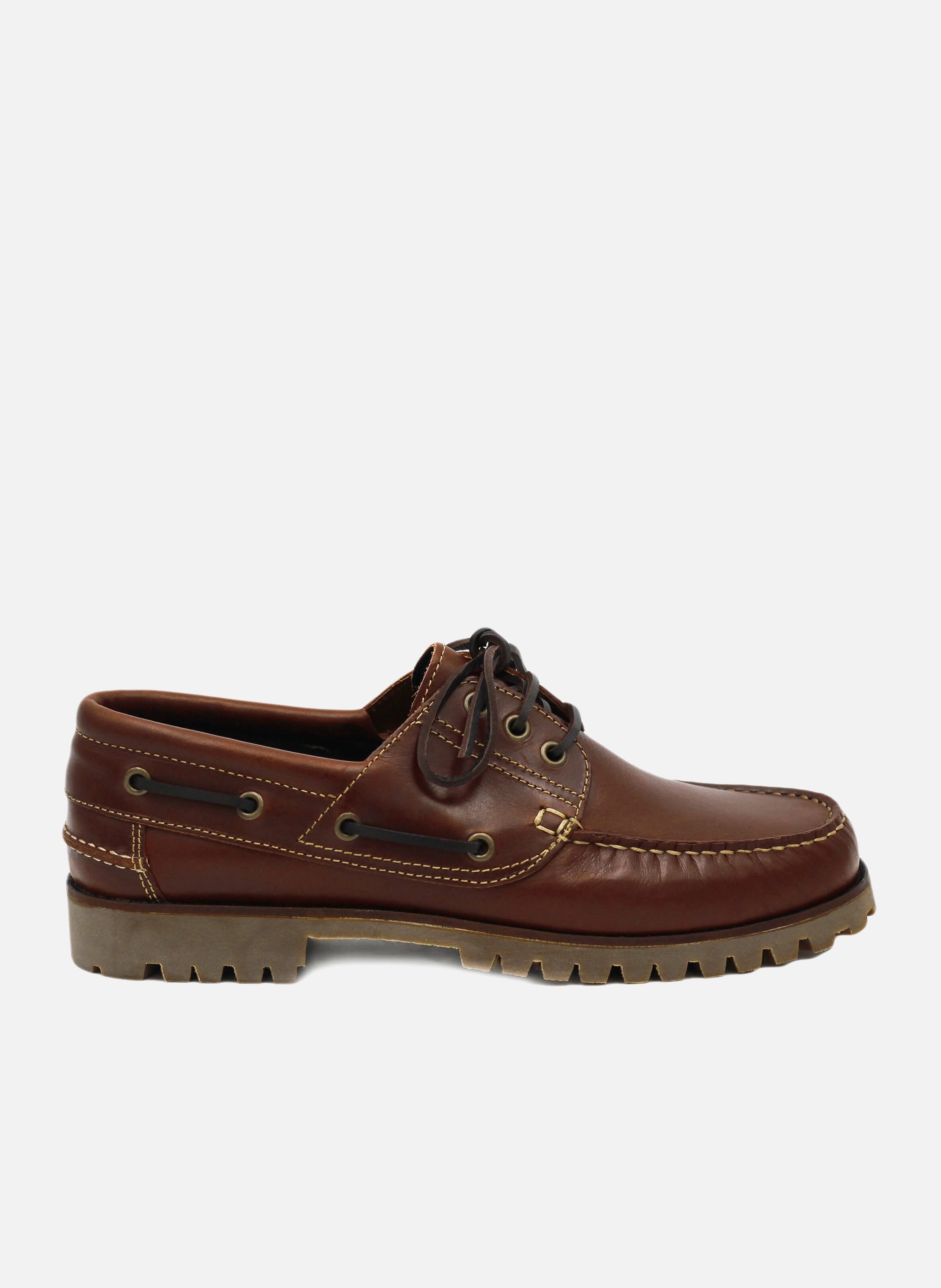 CHAUSSURES BATEAU CRAMPONS EN CUIR JULES JENN pour HOMME