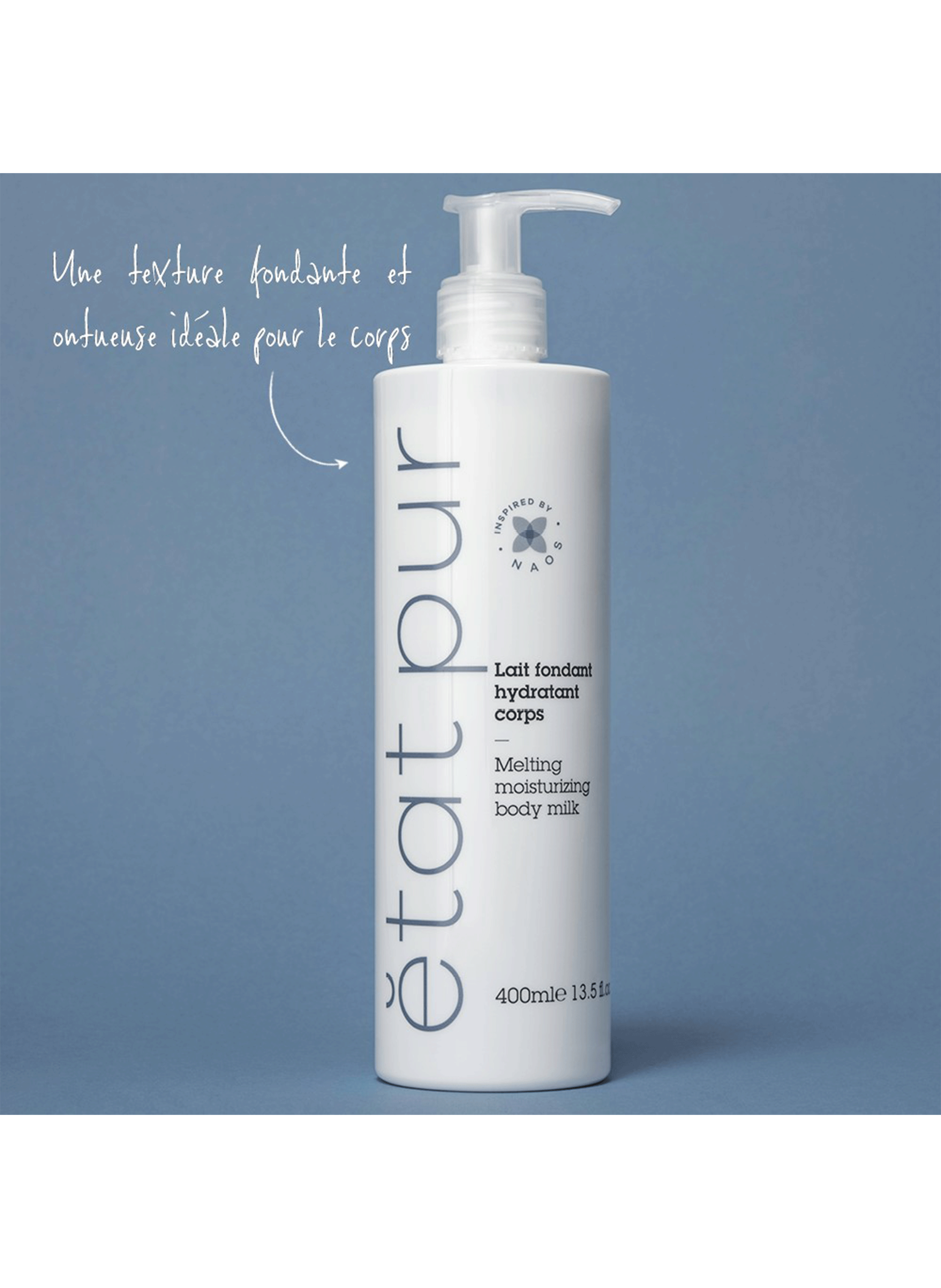 Le lait fondant hydratant corps ETAT PUR No color