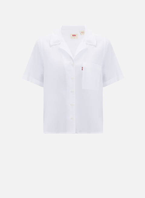 قميص بأكمام قصيرة أبيضlevi's 