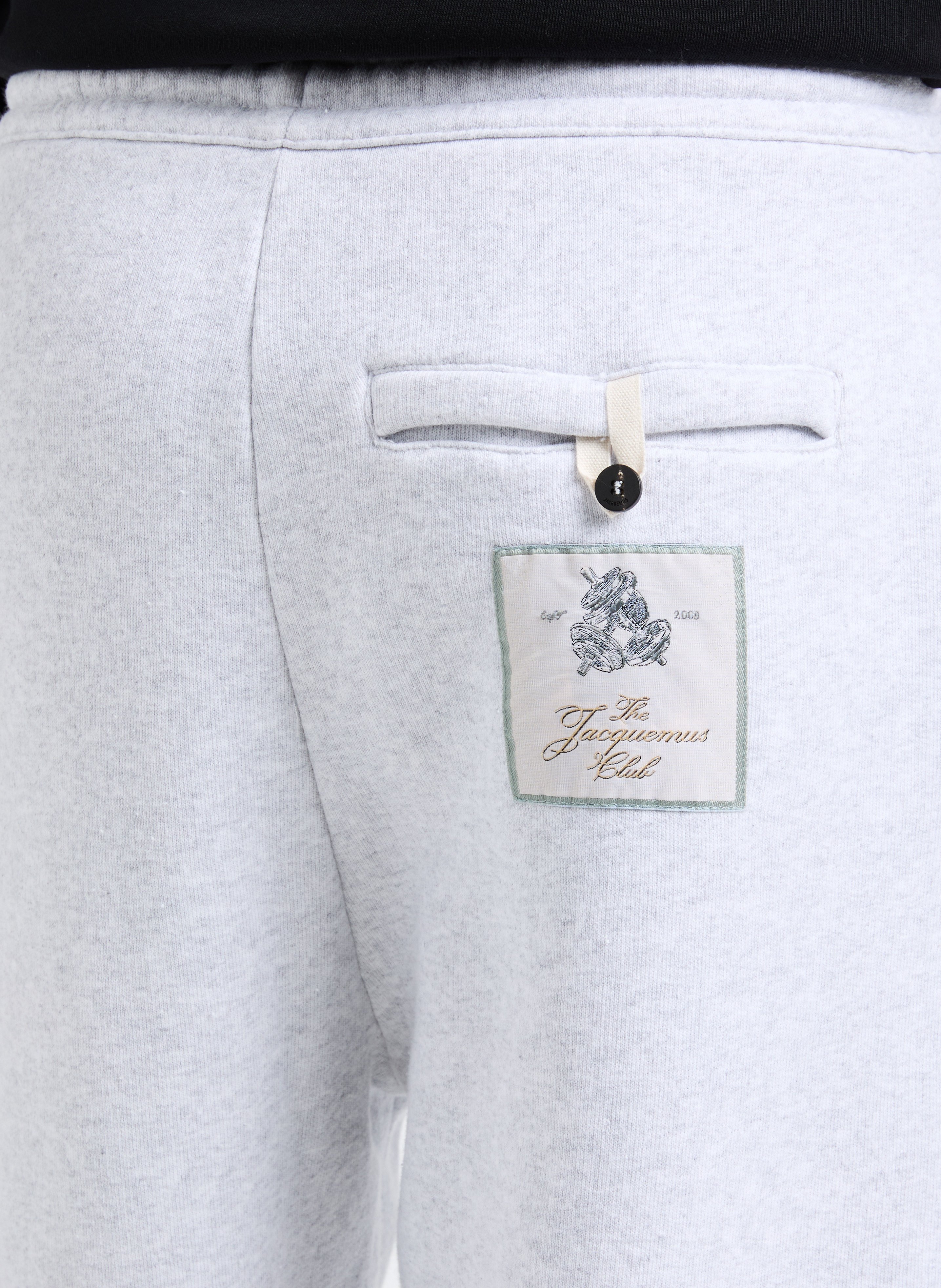 Cotton joggers JACQUEMUS Grey