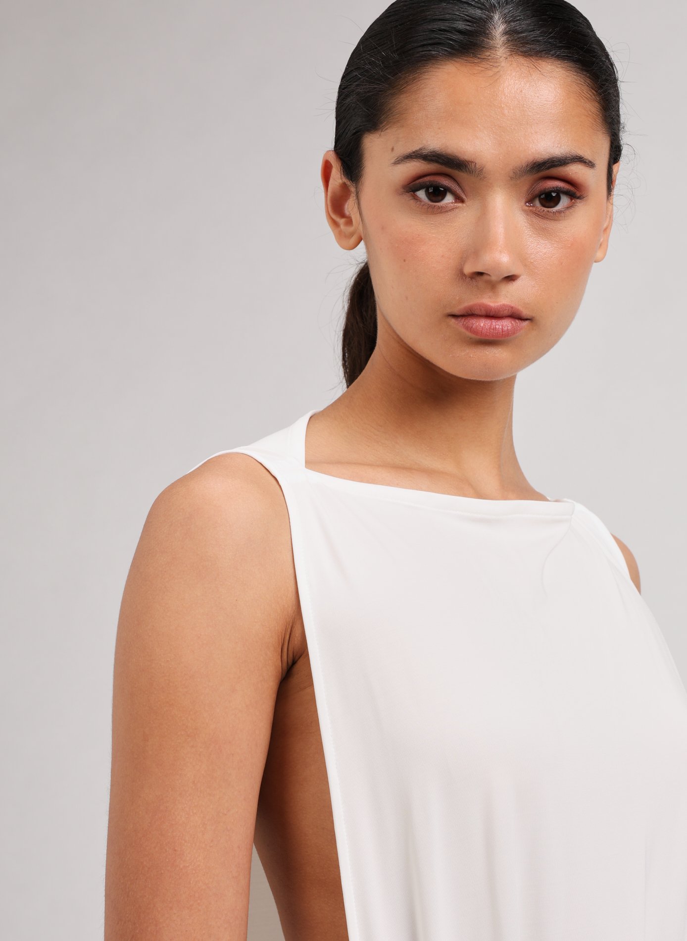 Robe Peplo longue  JACQUEMUS Blanc