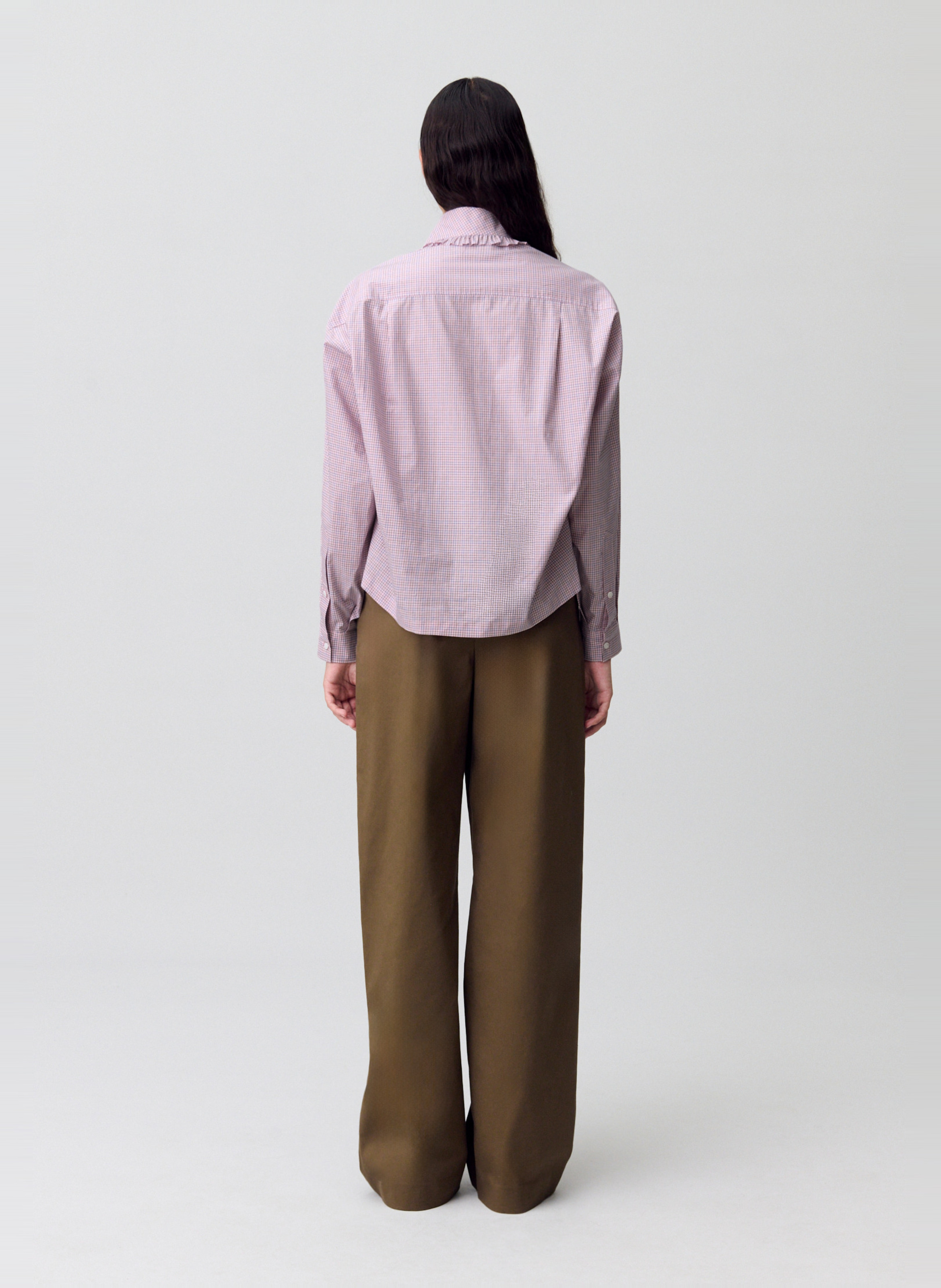 Chemise col classique en coton carina CLAUDIE PIERLOT Multicolore