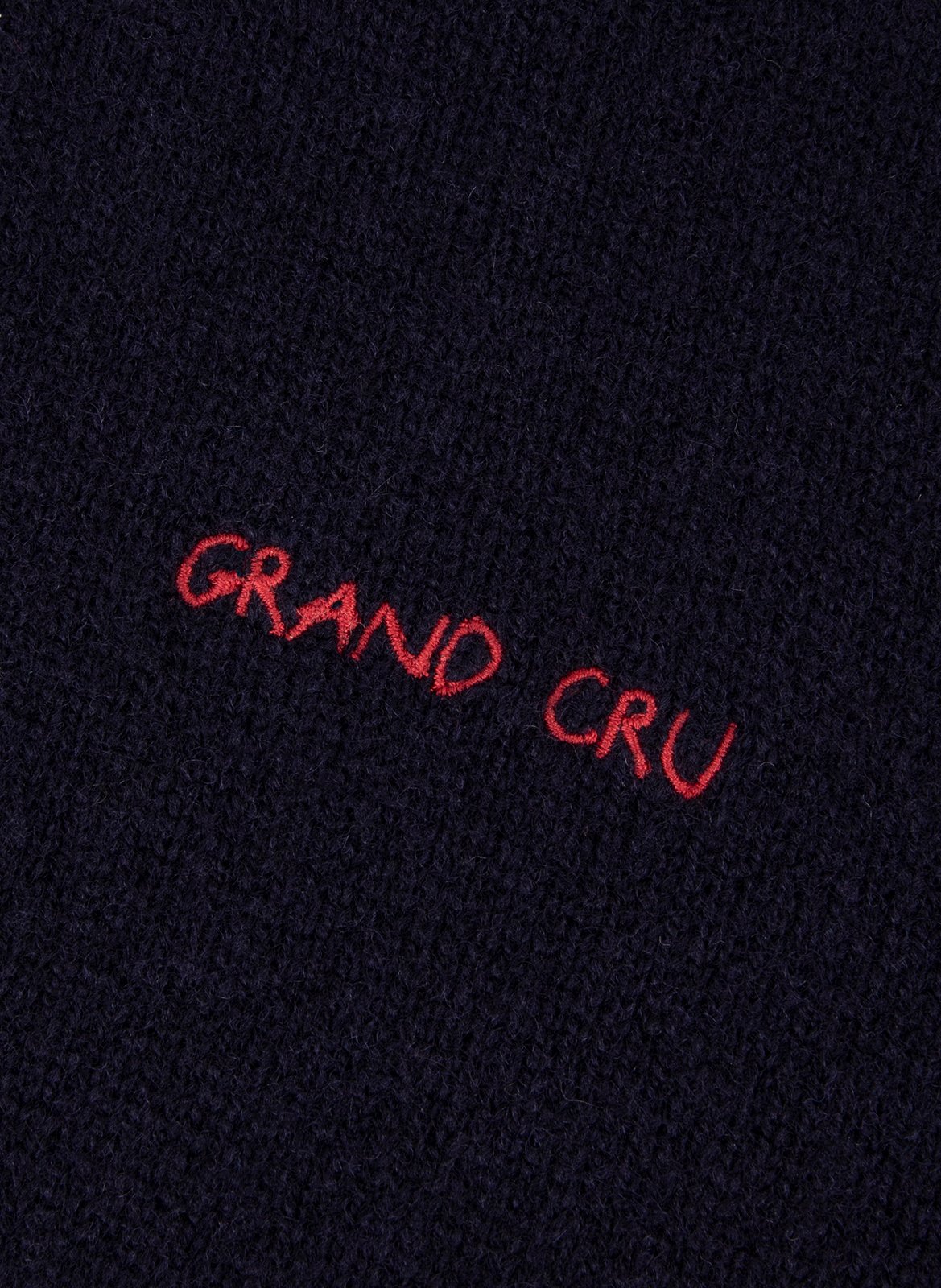 Pull droit Grand Cru en laine vierge MAISON LABICHE Bleu