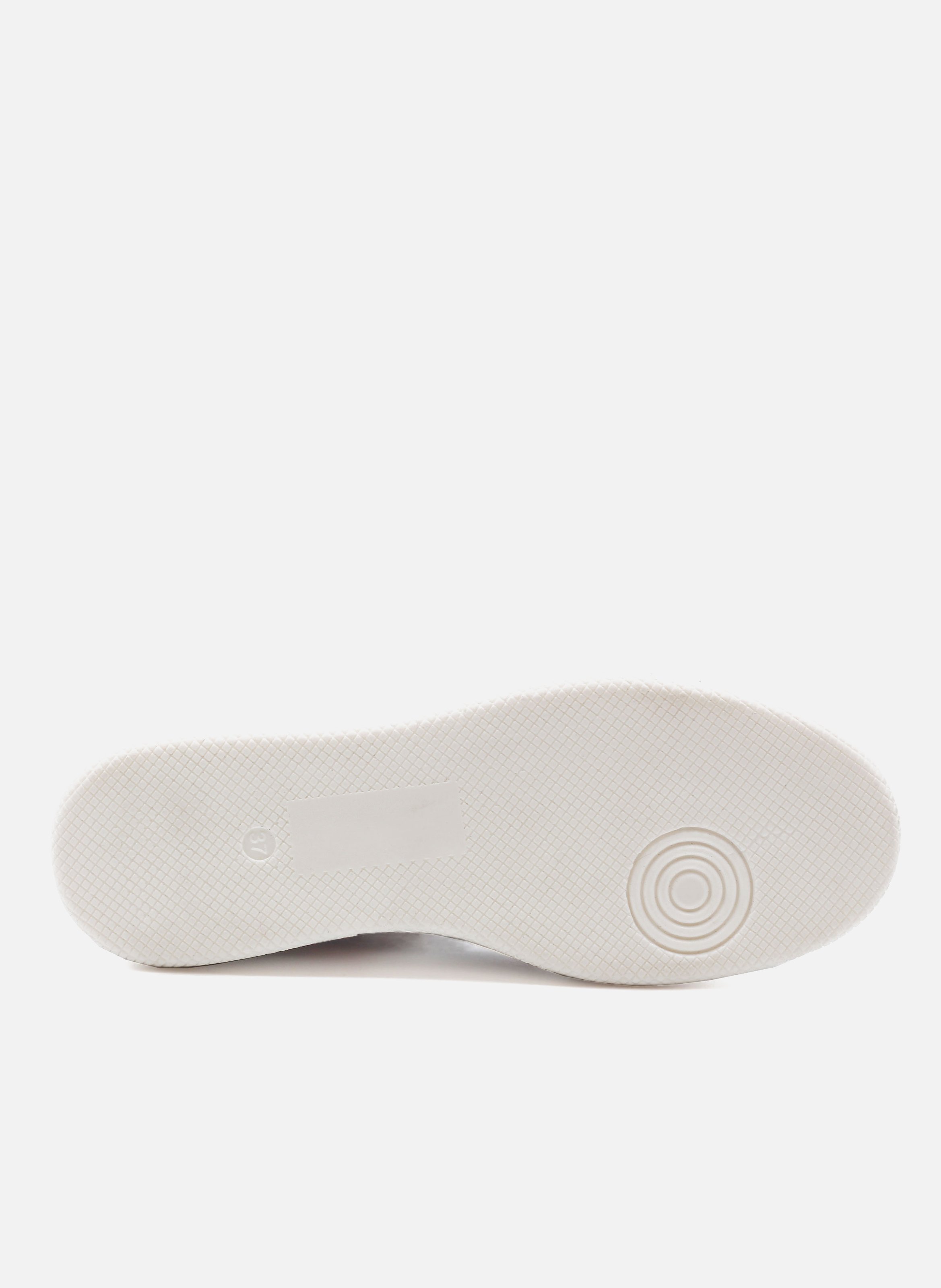 Baskets montantes cuir JULES & JENN Blanc