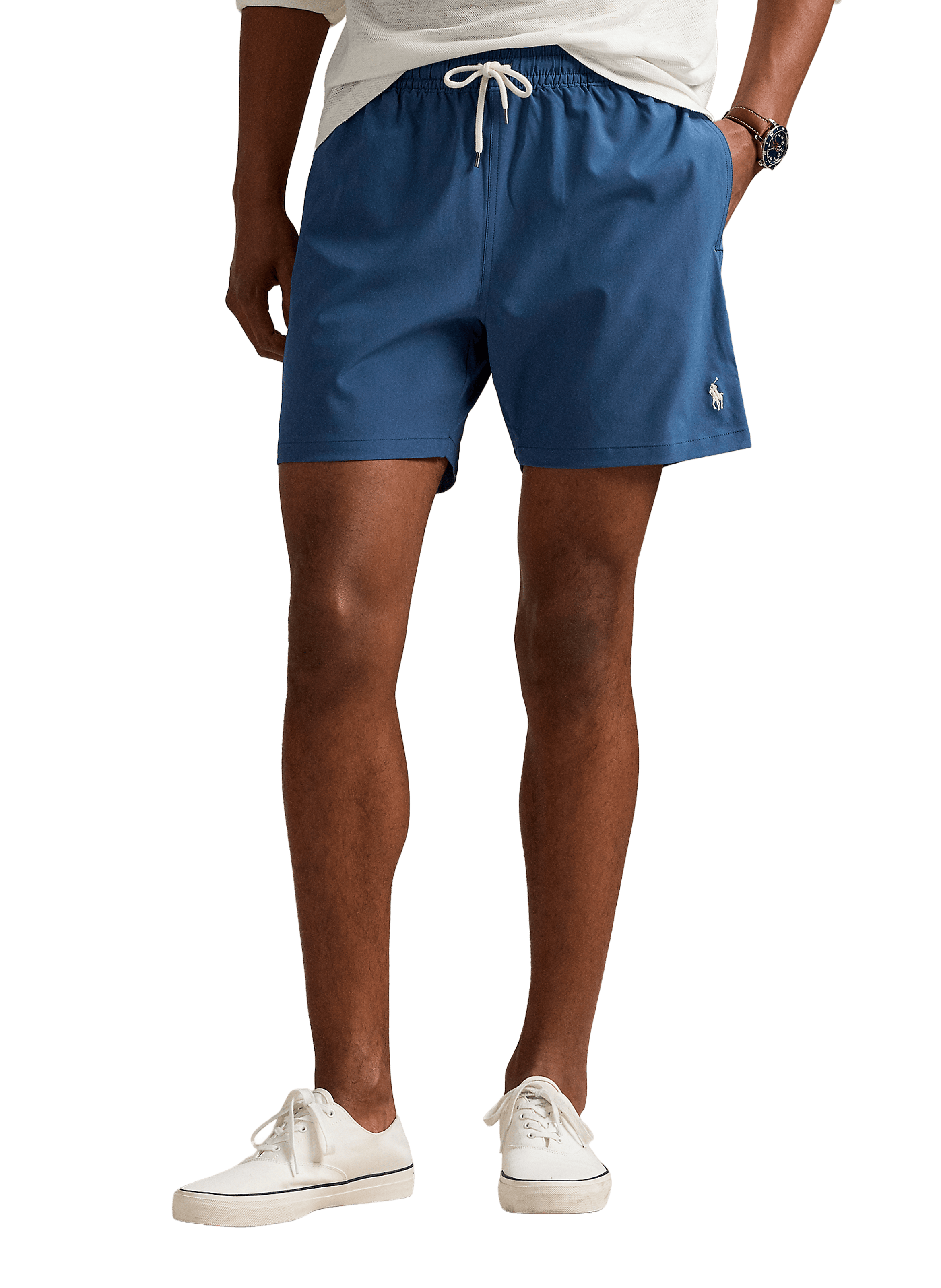 Short de bain uni POLO RALPH LAUREN Bleu