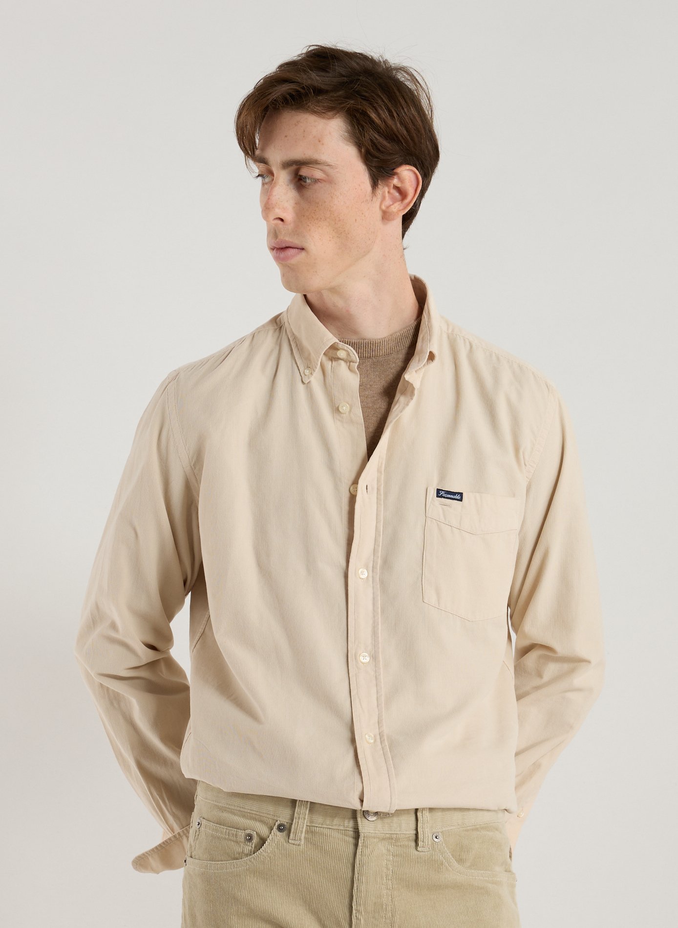 FACONNABLE  Cotton shirt White