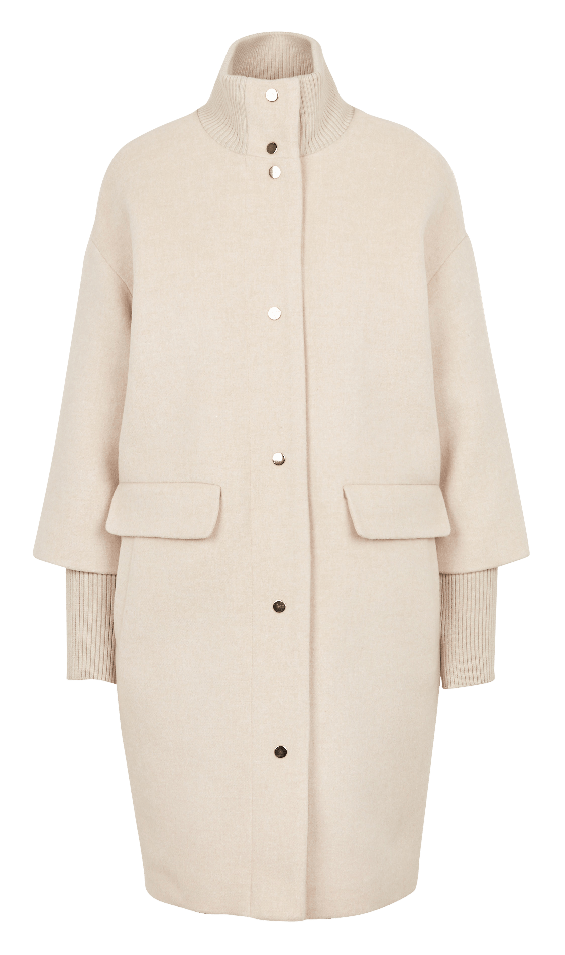 Manteau en laine mélangée magda MAISON 123 Beige