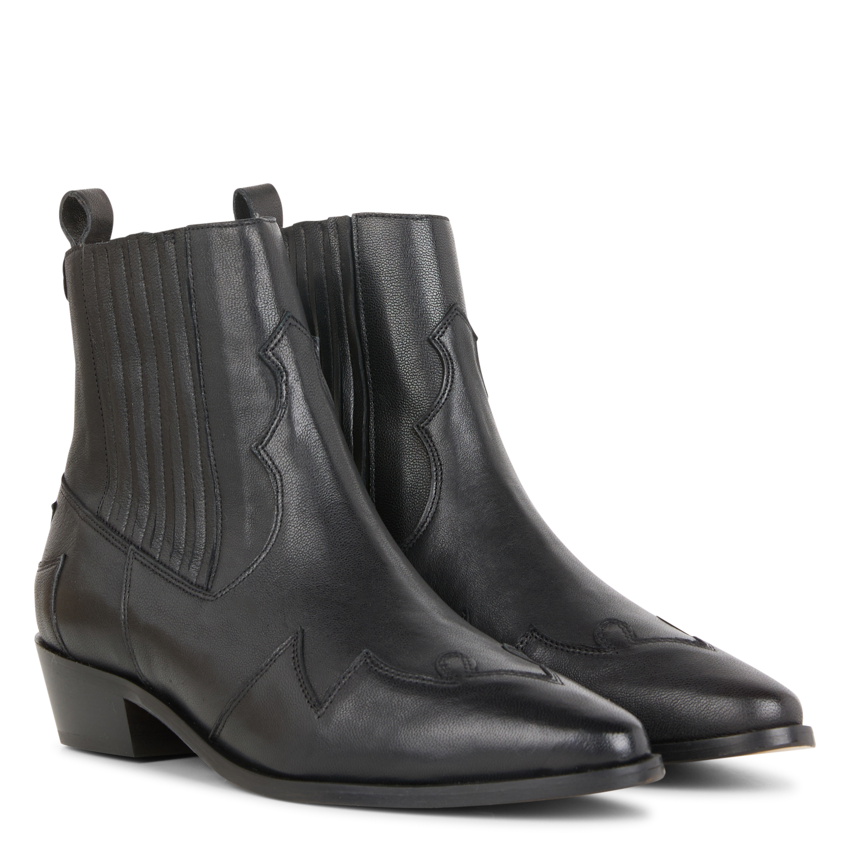 Bottines en cuir tya ANTHOLOGY Noir