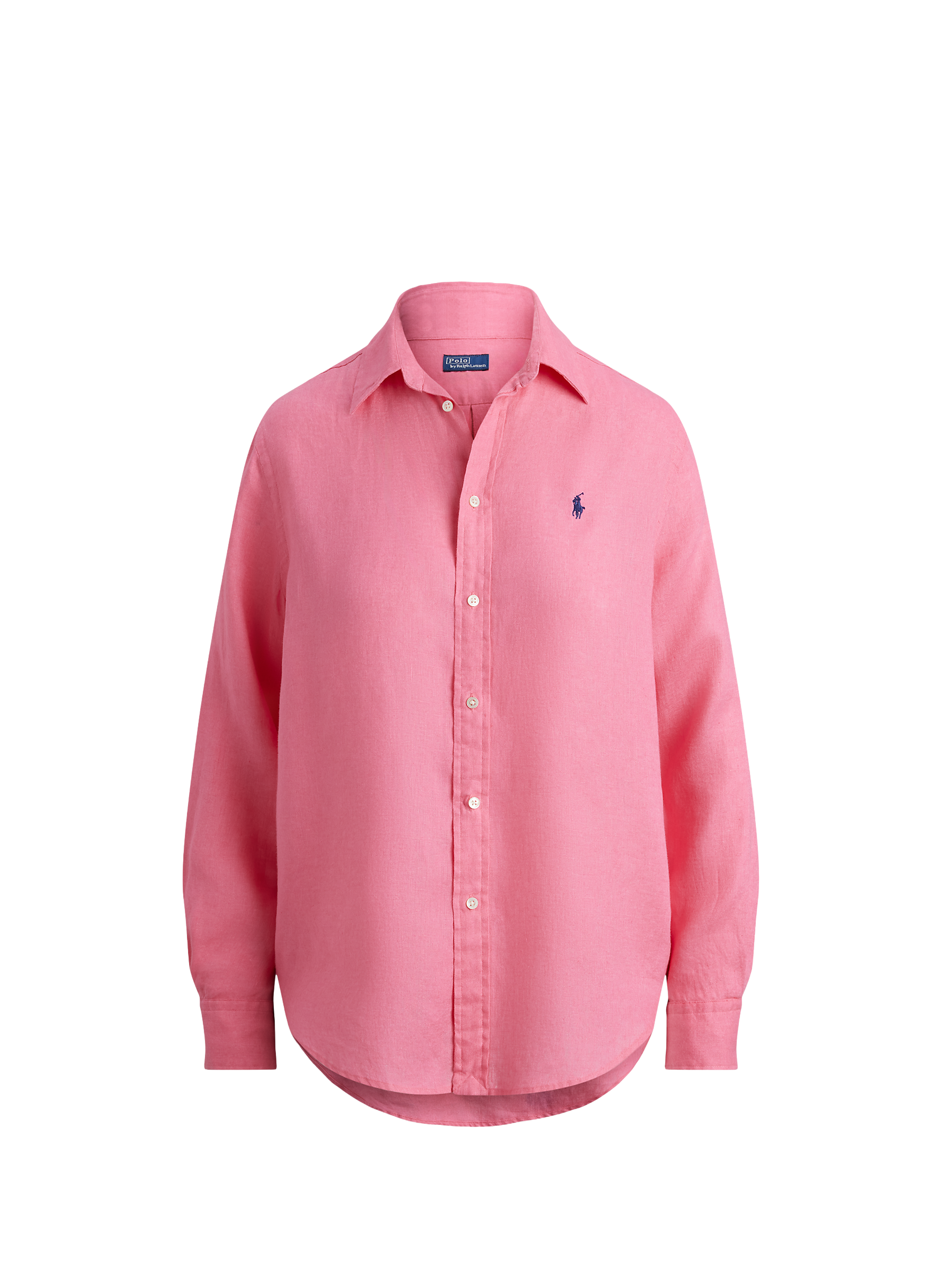 Chemise en lin POLO RALPH LAUREN Rose