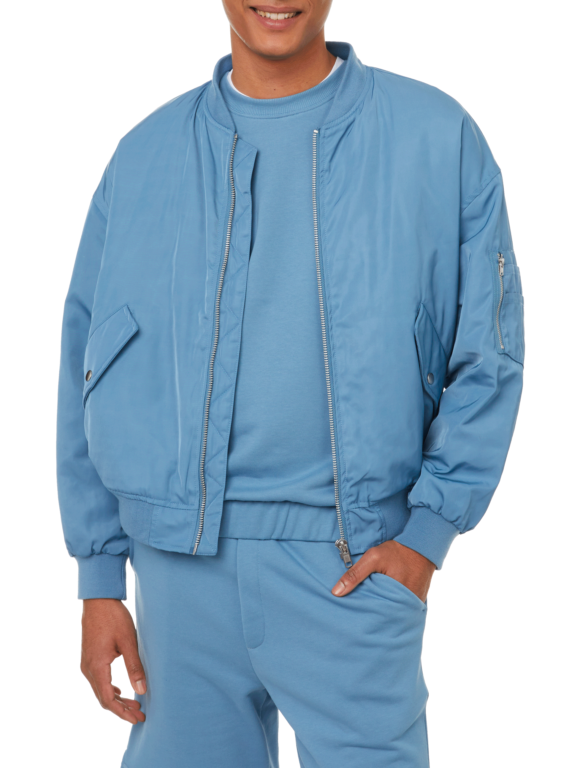 Oversized bomber jacket SAISON 1865 Green