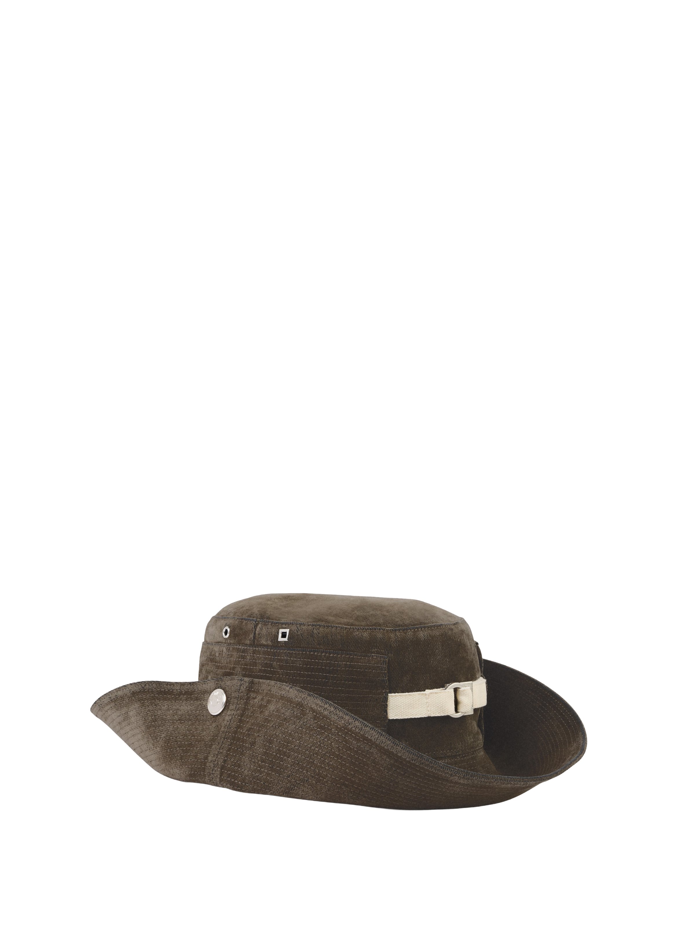 The Bob De-Nîmes cotton velvet JACQUEMUS Khaki