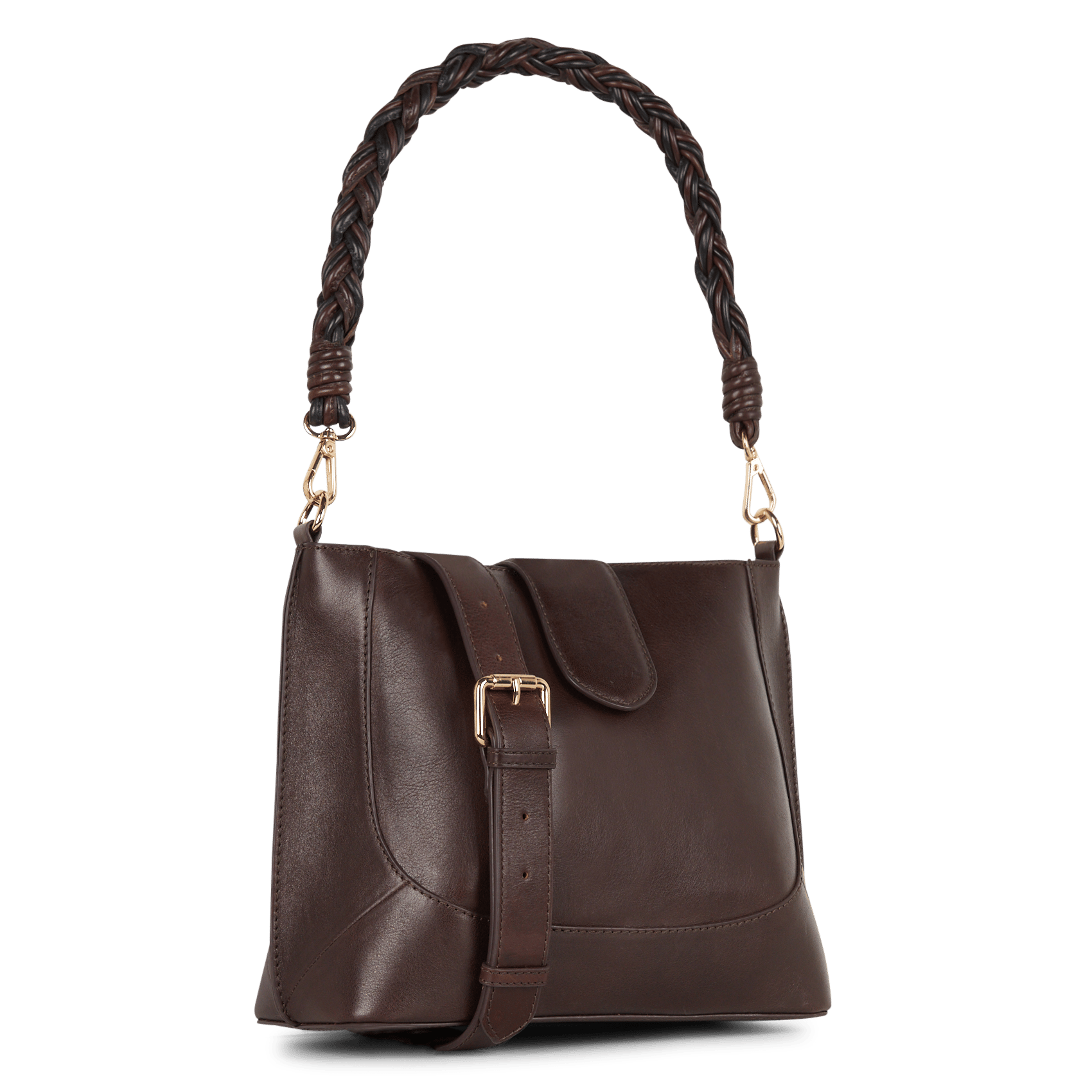 Sac à main en cuir marcel MAISON 123 Marron