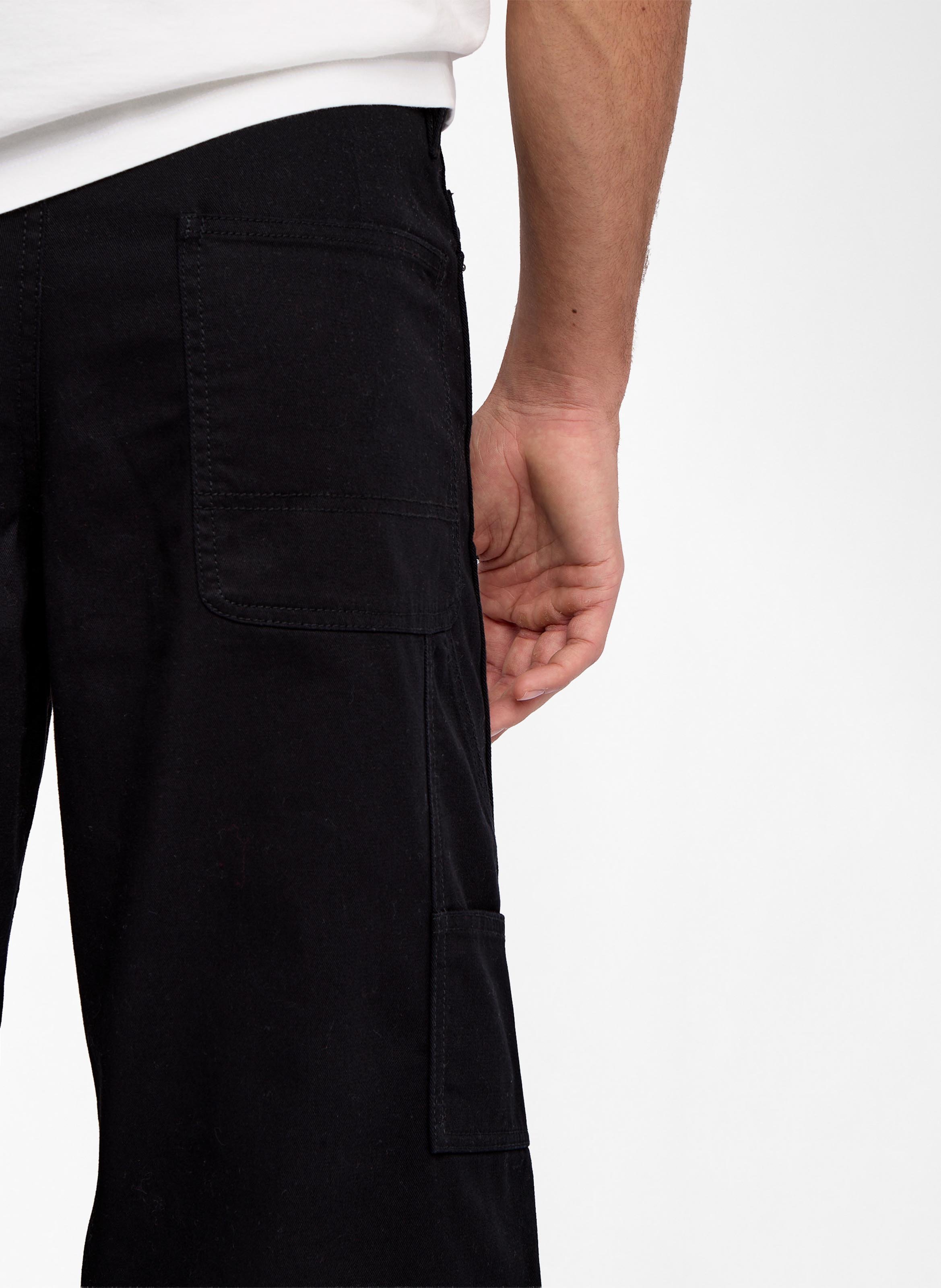 Pantalon large en coton pery ZADIG&VOLTAIRE Noir