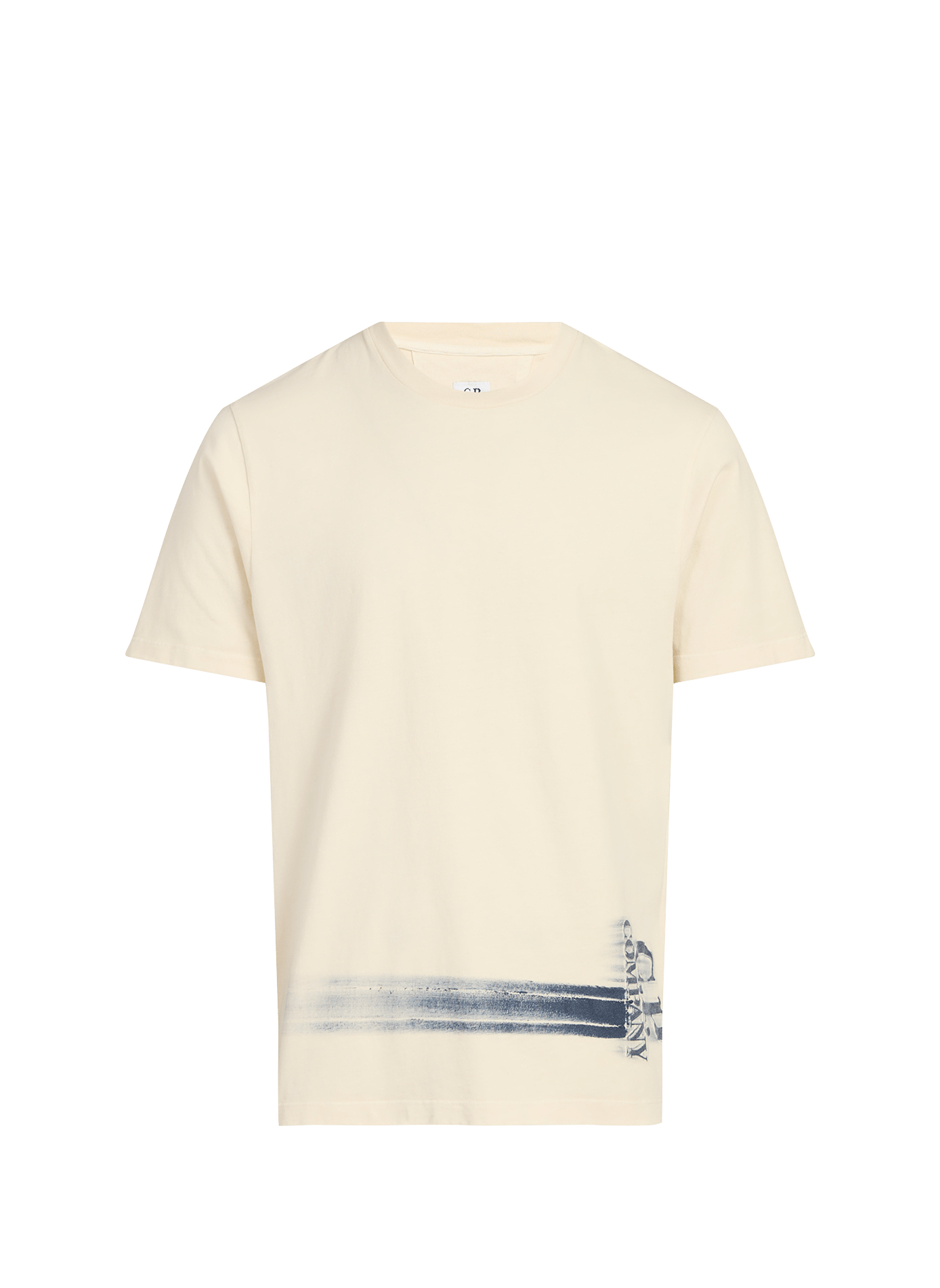 T-shirt imprimé en coton CP COMPANY Beige