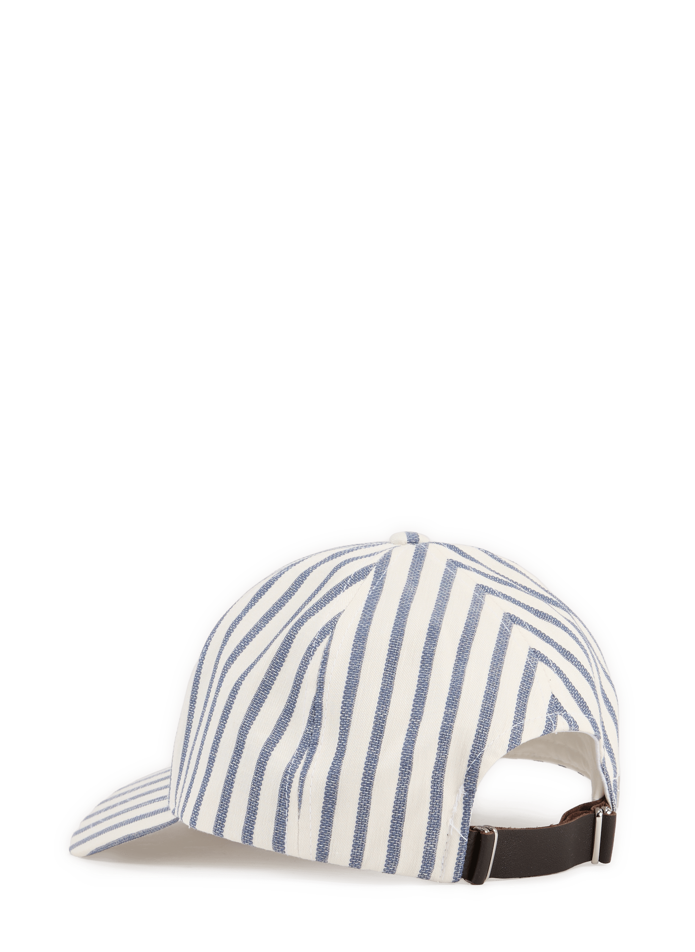 Striped cotton baseball cap VARSITY Blue