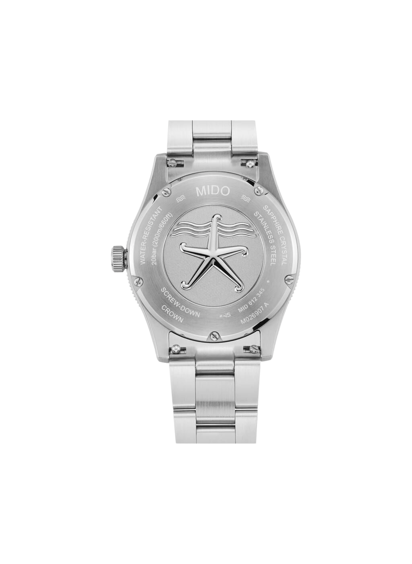 Montre analogique Ocean Star 39 en acier inoxydable MIDO Gris